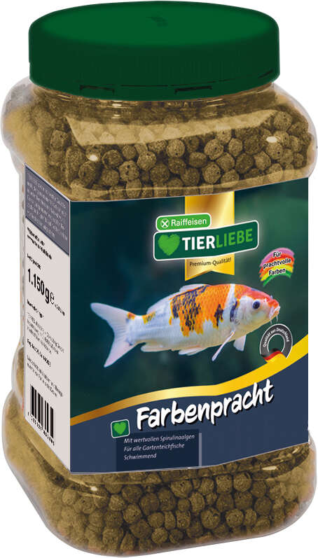 TIERLIEBE Teichfischfutter Farbenpracht