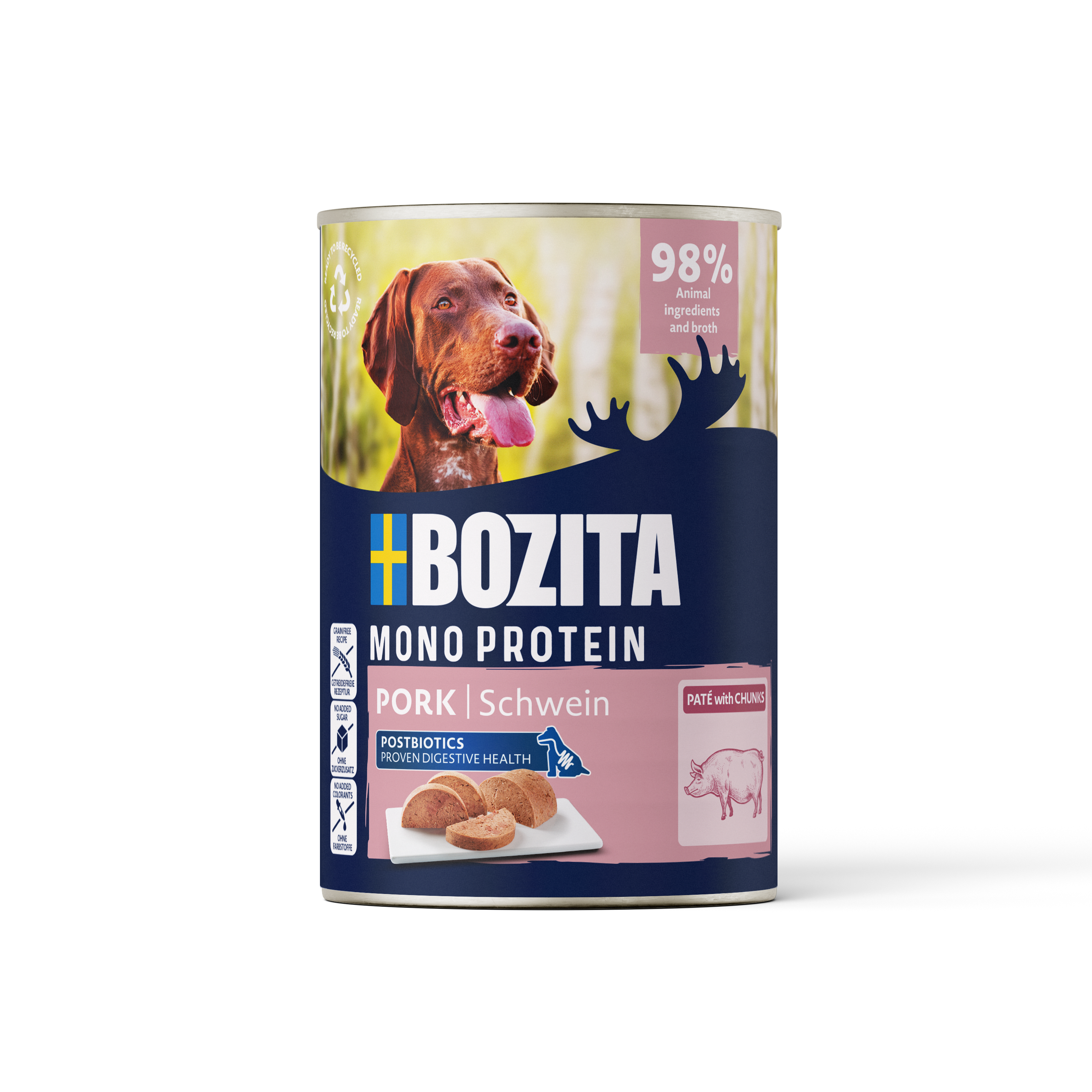 BOZITA Hunde-Nassfutter Pate Schwein