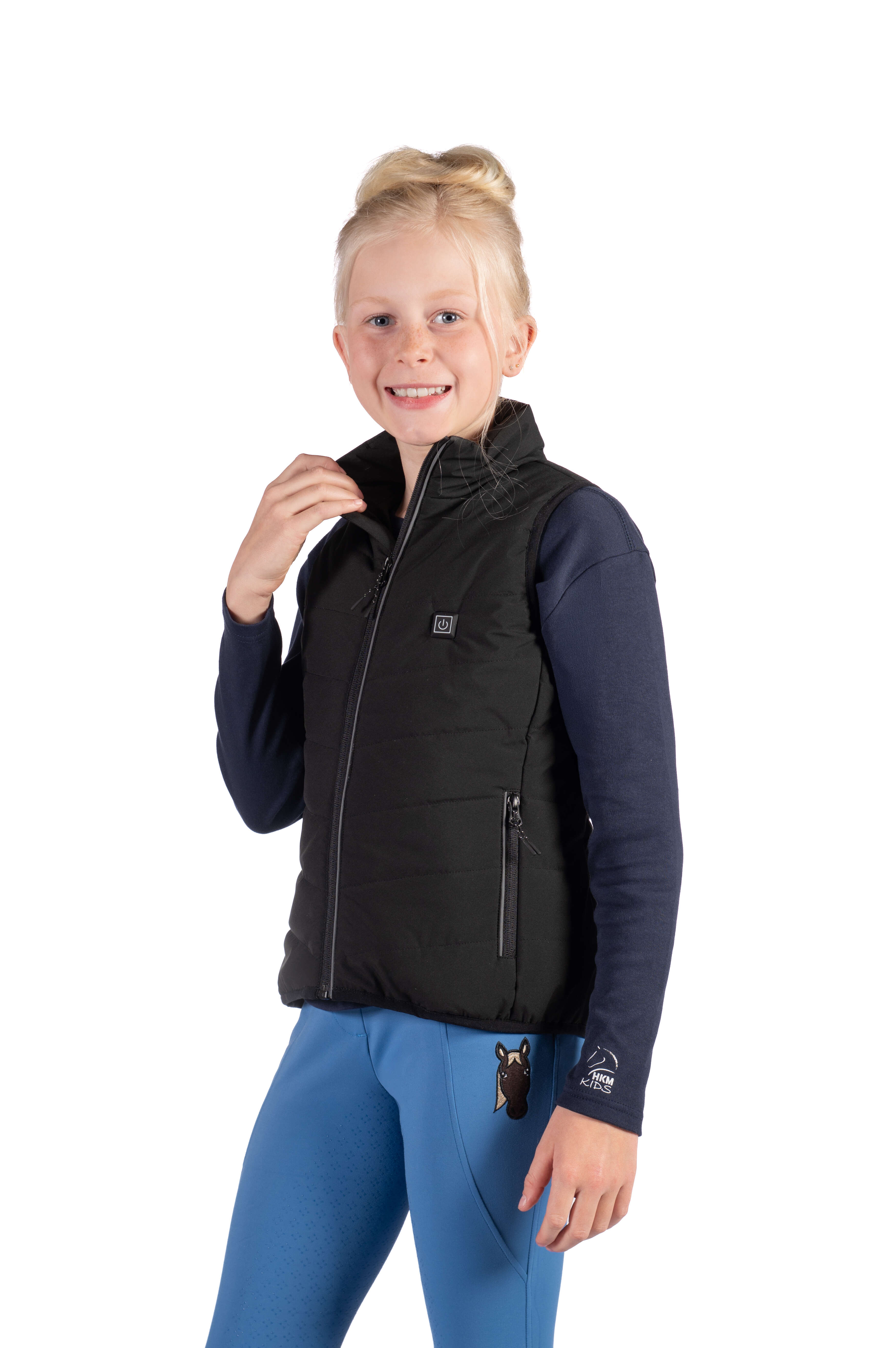 HKM KIDS Kinder-Heizweste Cuddle Style mit Akku