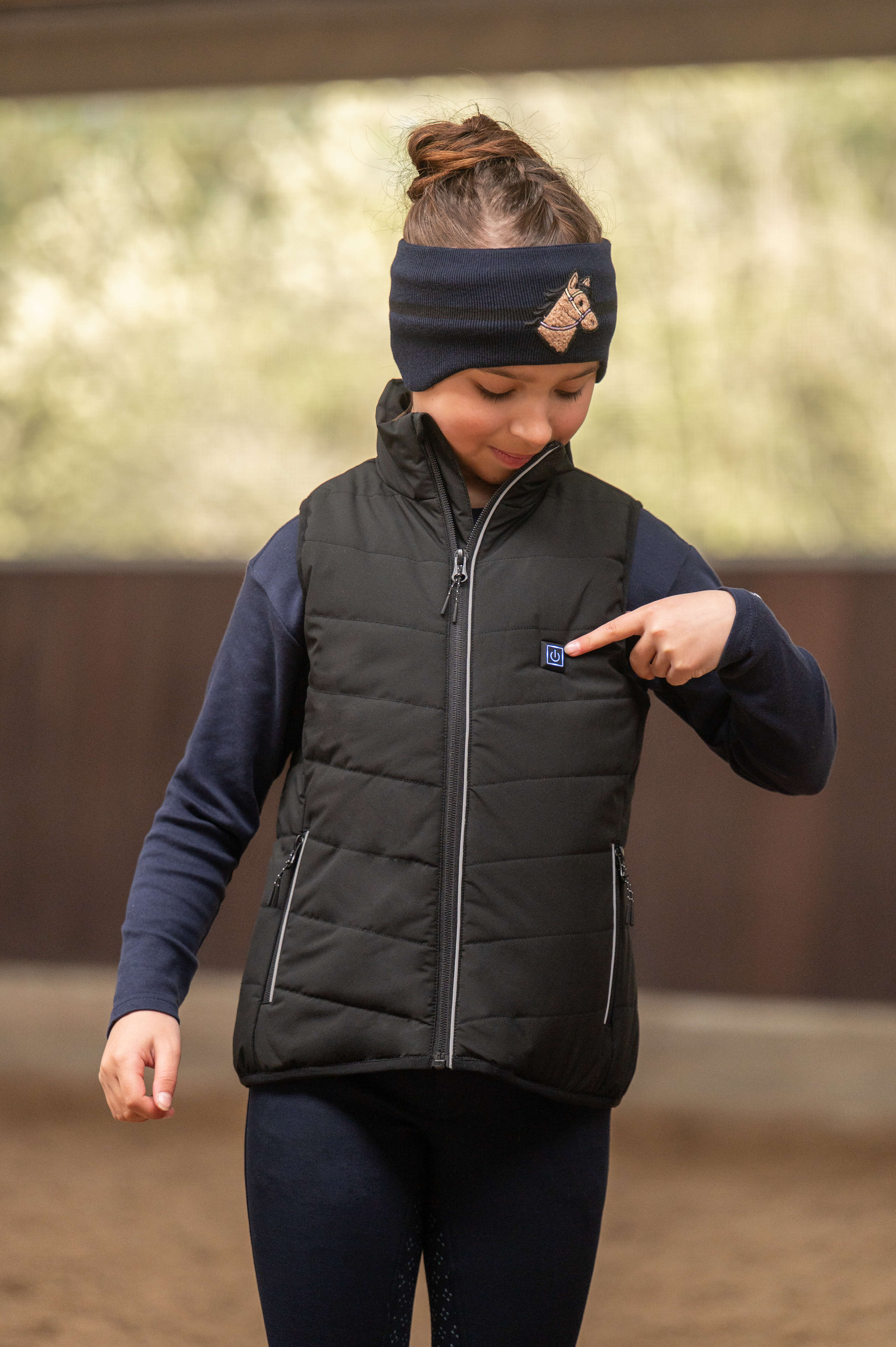 HKM KIDS Kinder-Heizweste Cuddle Style mit Akku