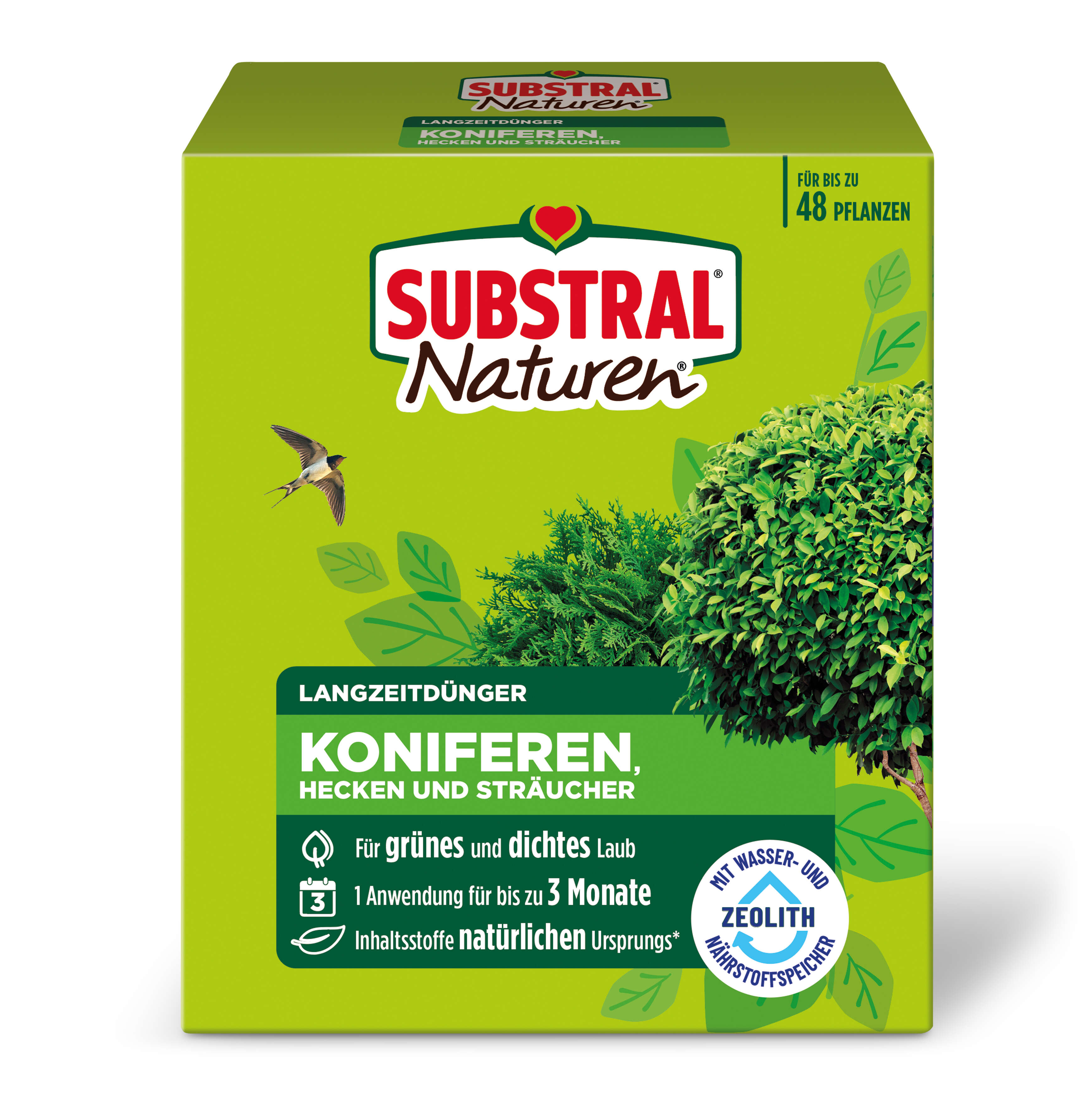 SUBSTRAL Naturen Langzeitdünger Koniferen, Hecken und Sträucher