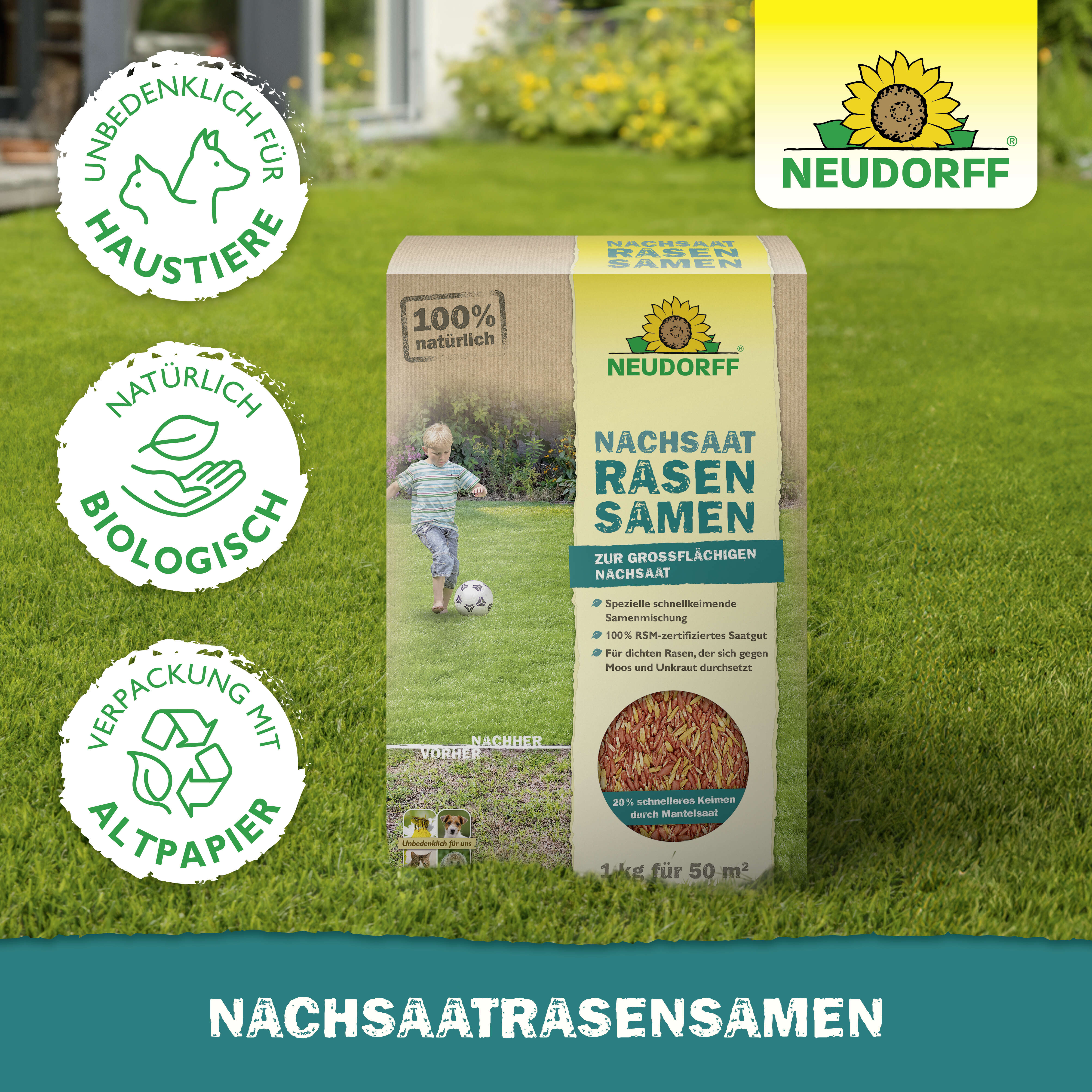 NEUDORFF Nachsaat RasenSamen