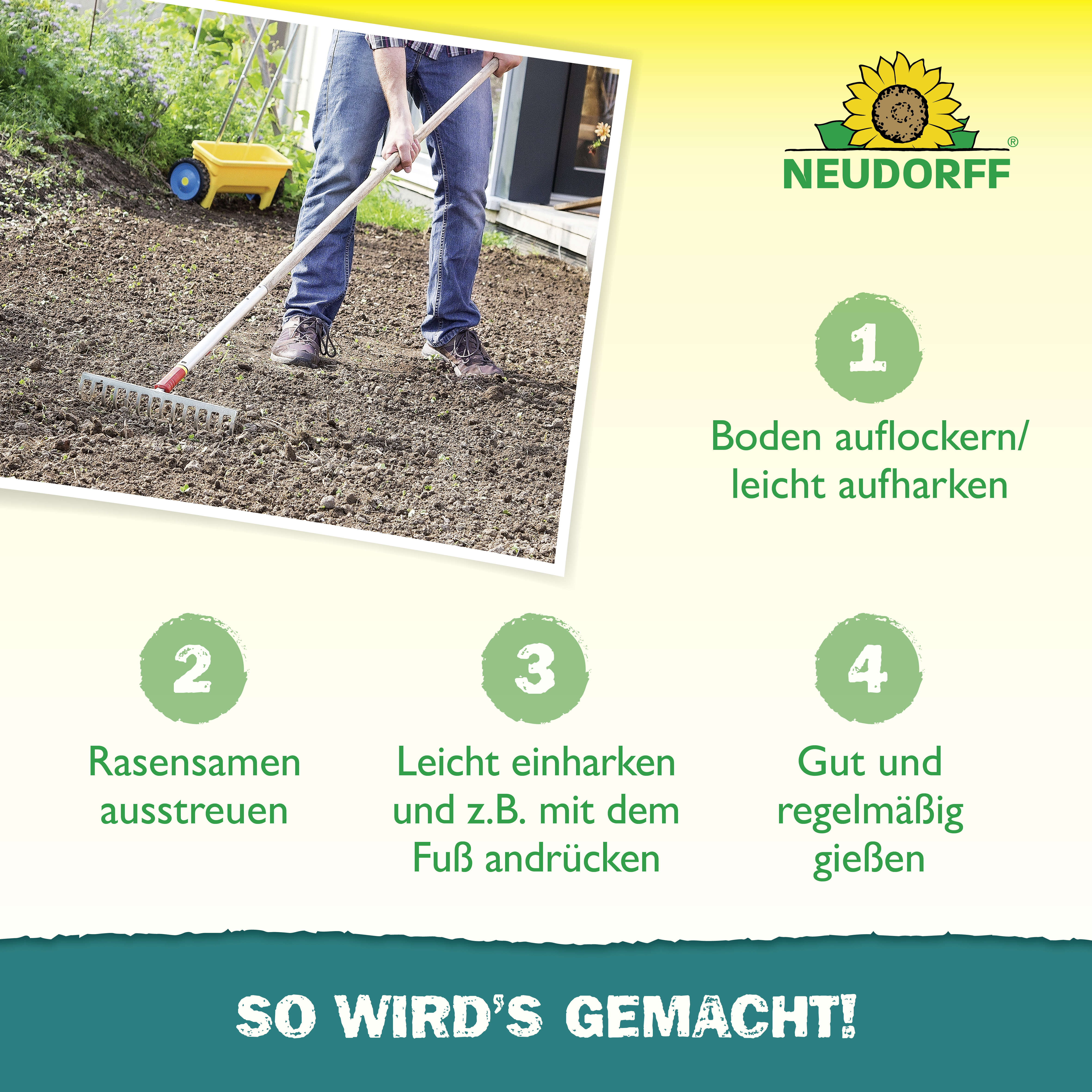 NEUDORFF Nachsaat RasenSamen