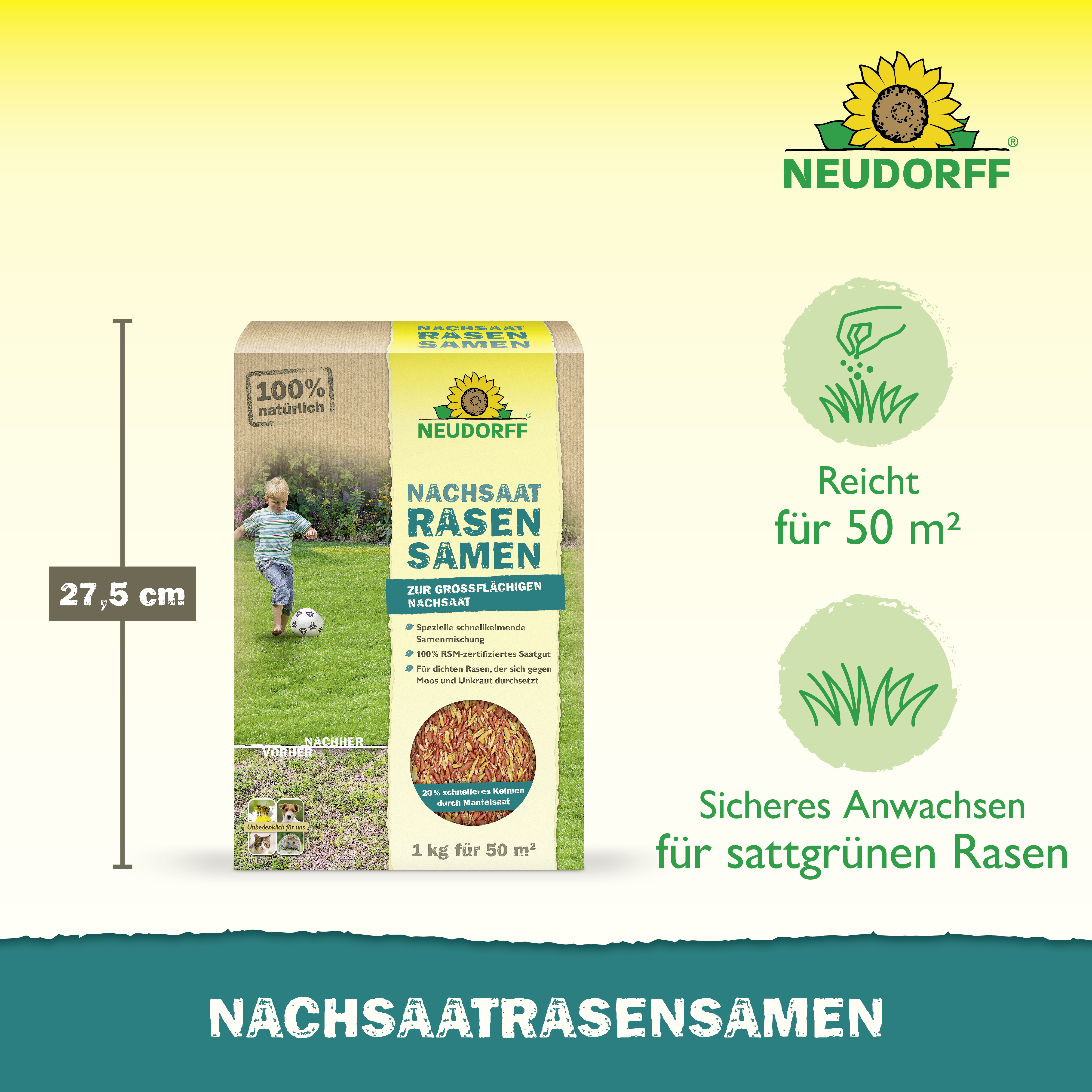 NEUDORFF Nachsaat RasenSamen