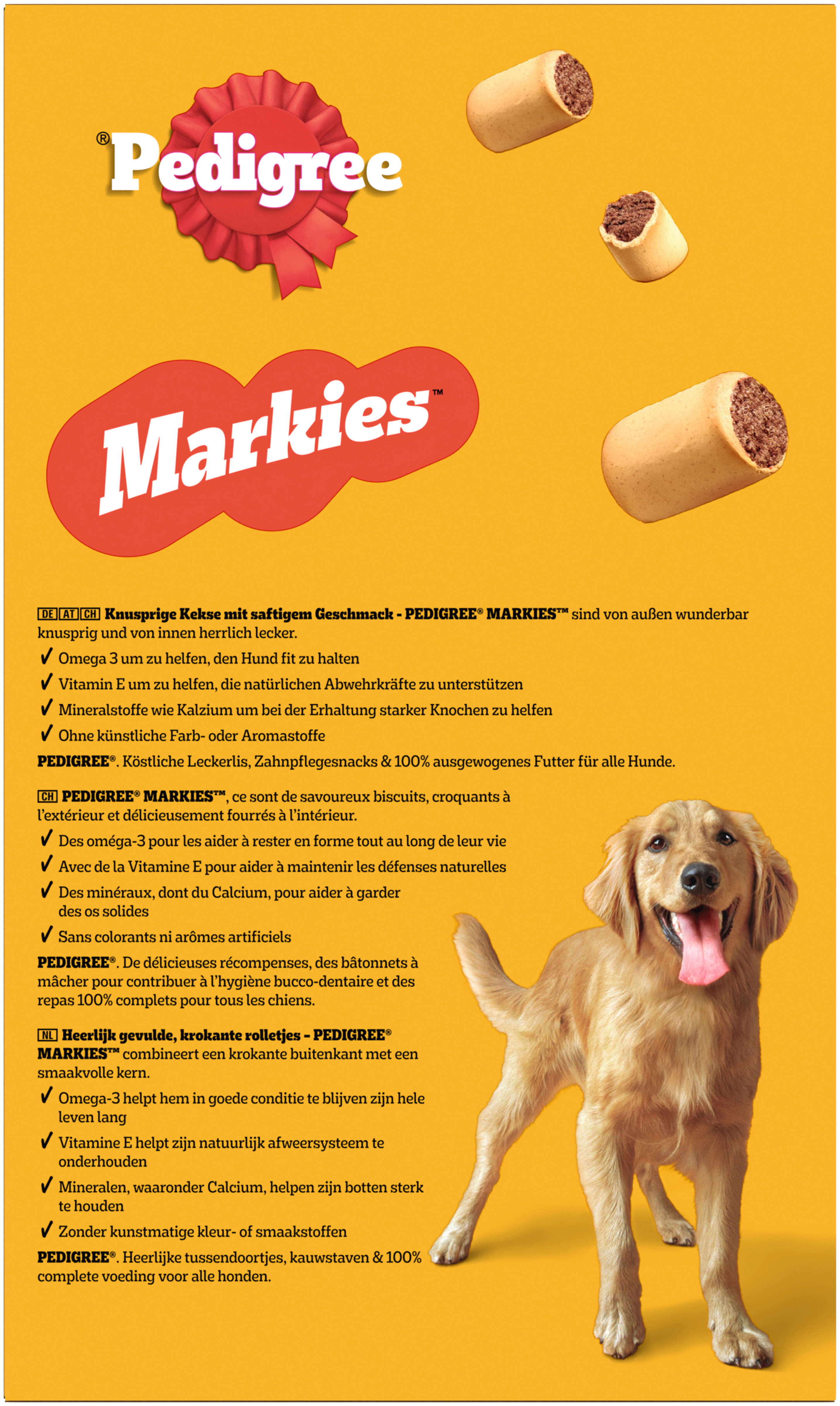 Pedigree Hundeleckerlis Markies Trios