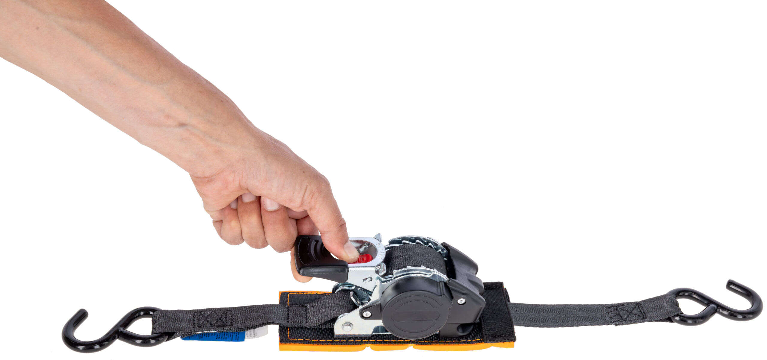 KERBL Automatik-Zurrgurt mit Aufrollfunktion und Polster