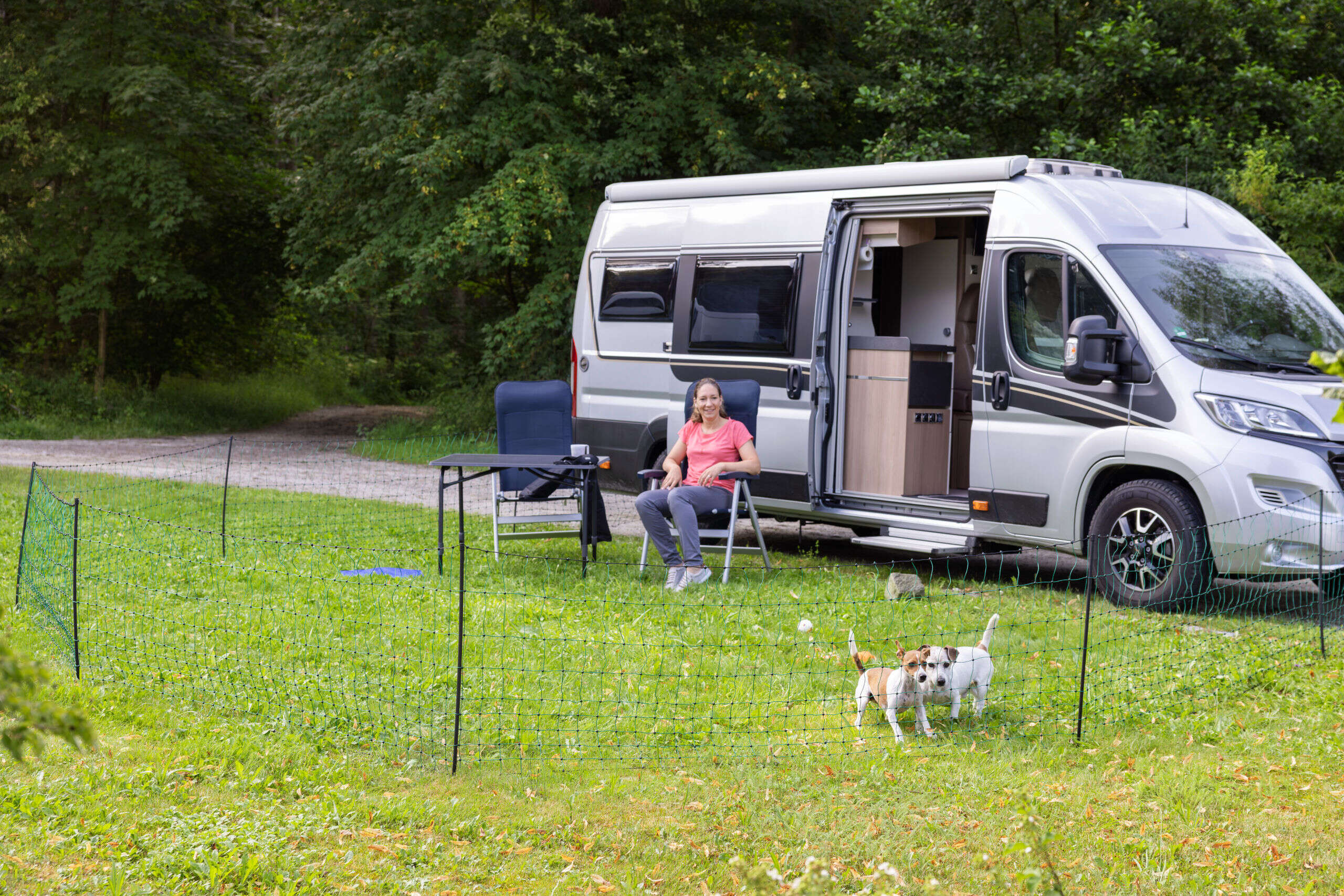 KERBL Begrenzungszaun Camping Net