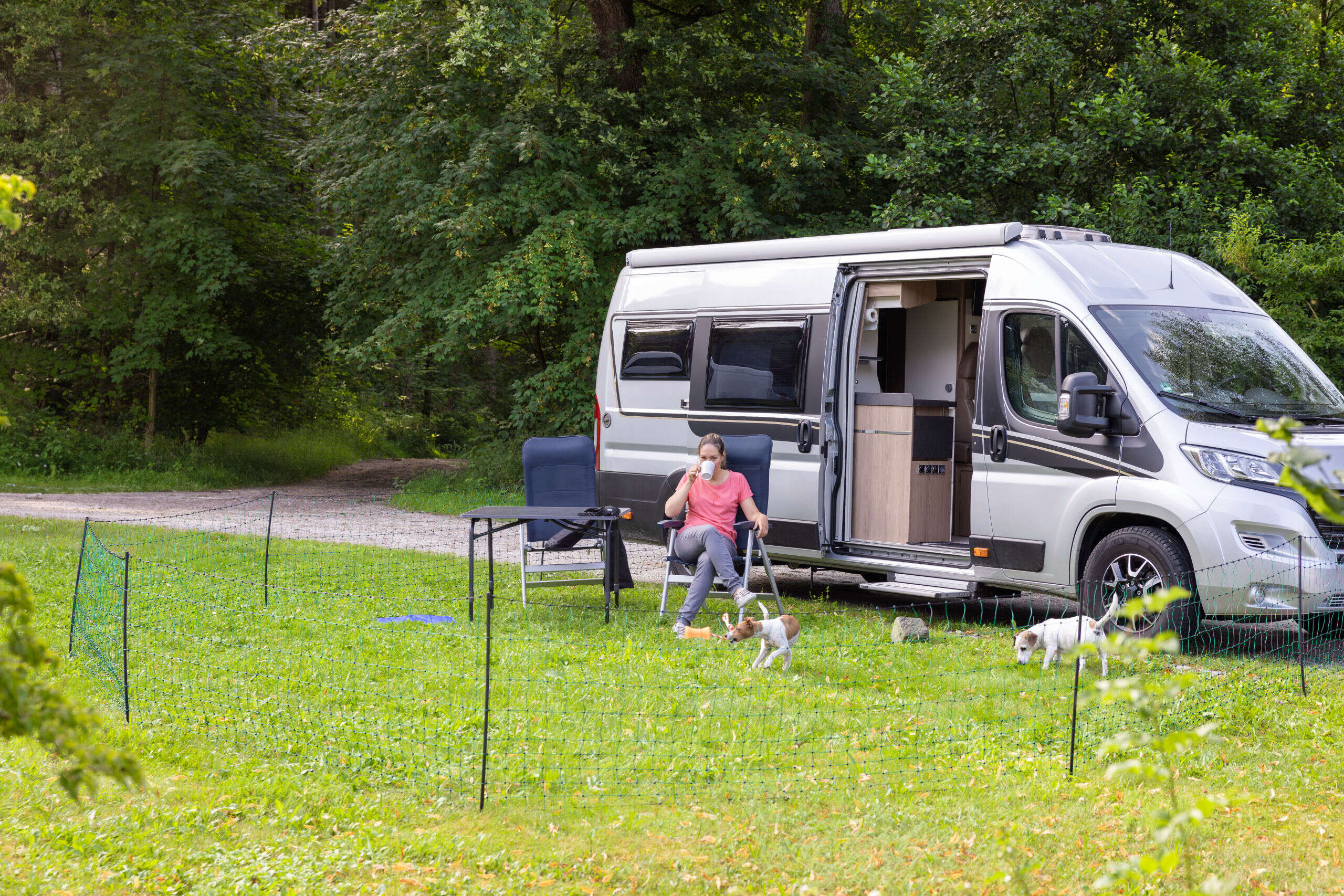 KERBL Begrenzungszaun Camping Net
