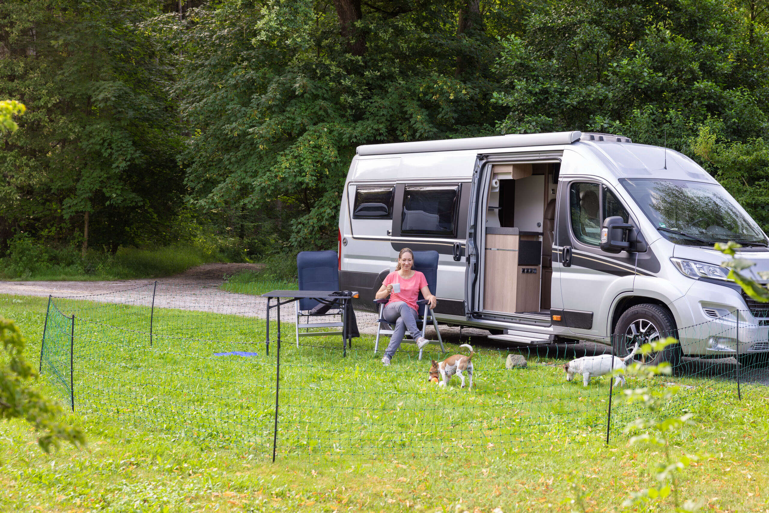 KERBL Begrenzungszaun Camping Net