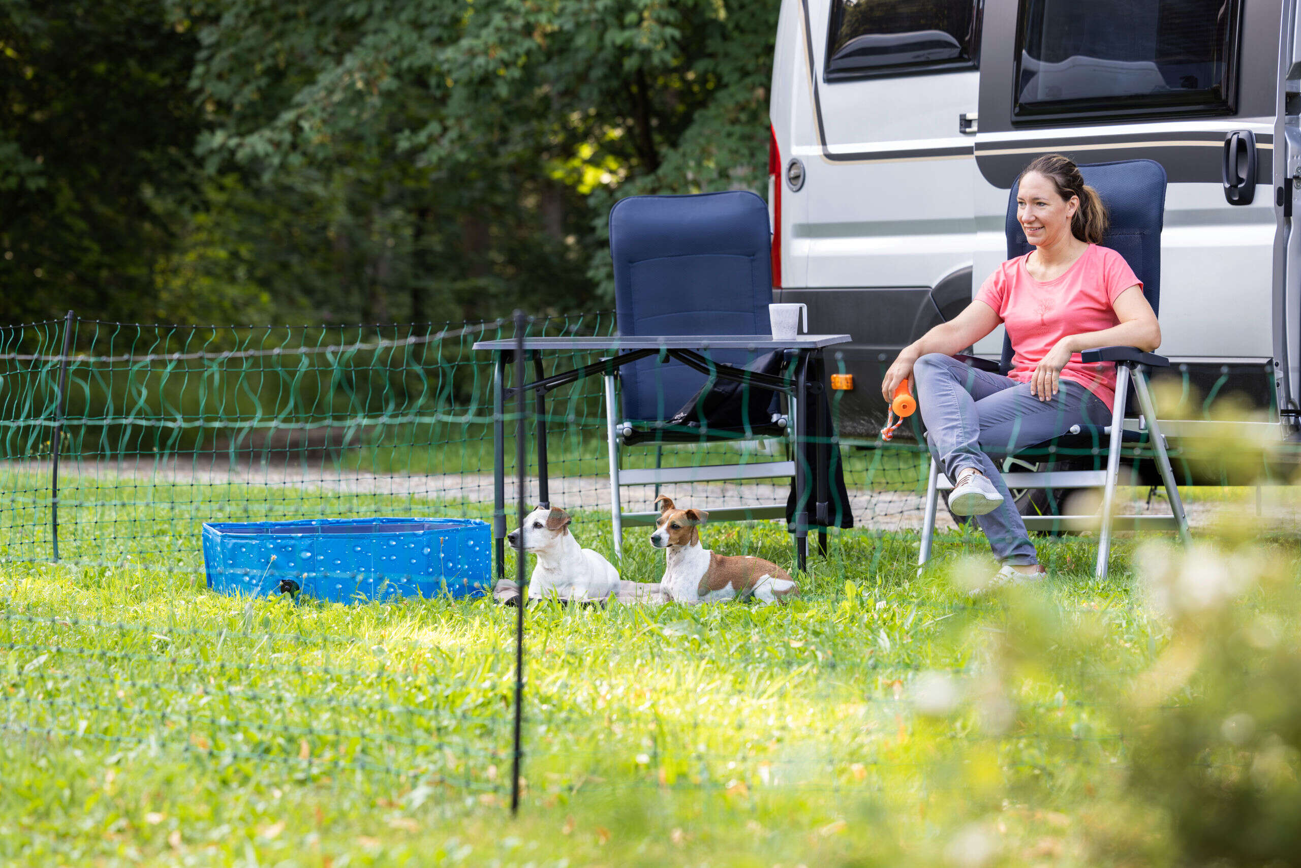 KERBL Begrenzungszaun Camping Net