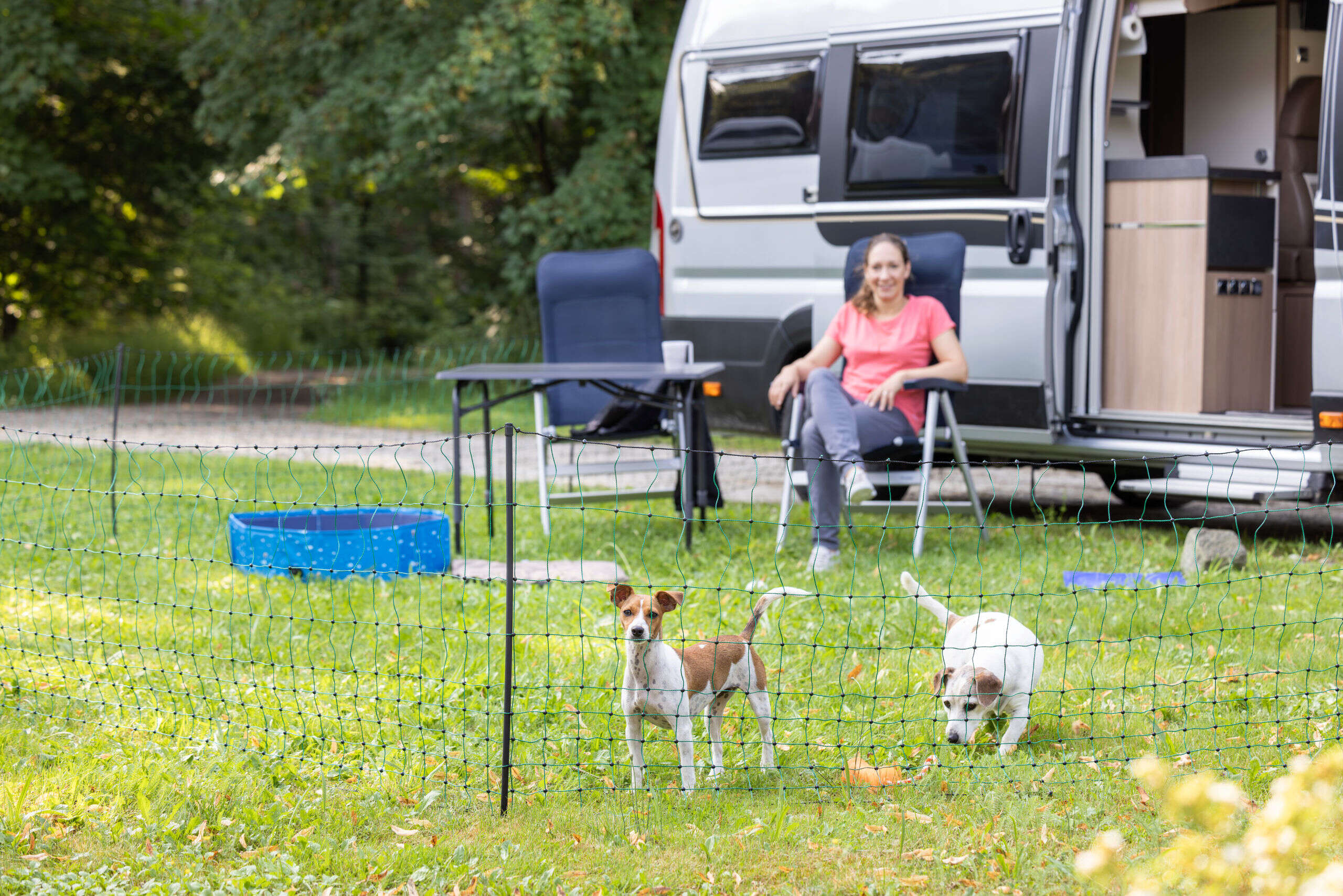 KERBL Begrenzungszaun Camping Net