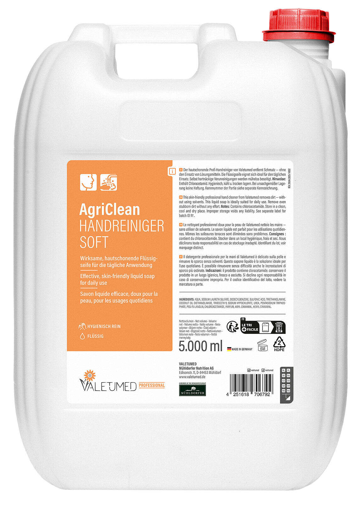 VALETUMED Handreiniger AgriClean Soft