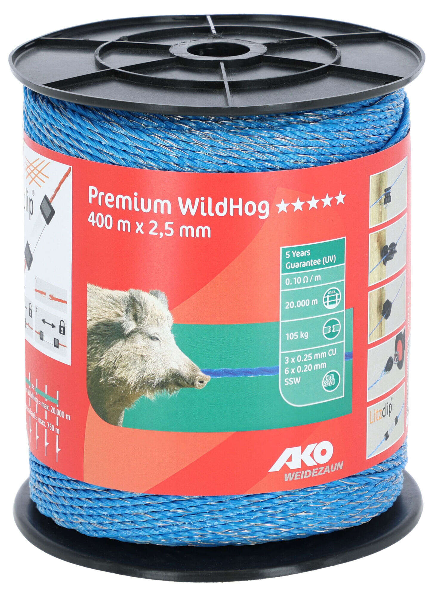 AKO Weidezaunlitze Premium WildHog
