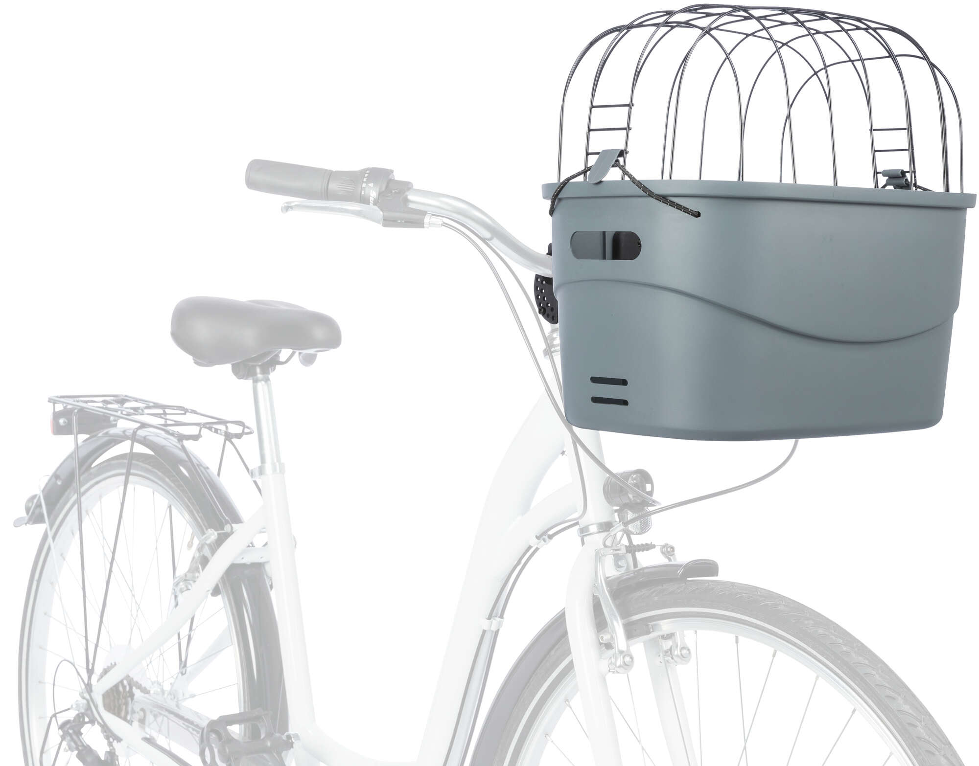 TRIXIE Hundefahrradkorb mit Universal-Halterung und Klickverschluss