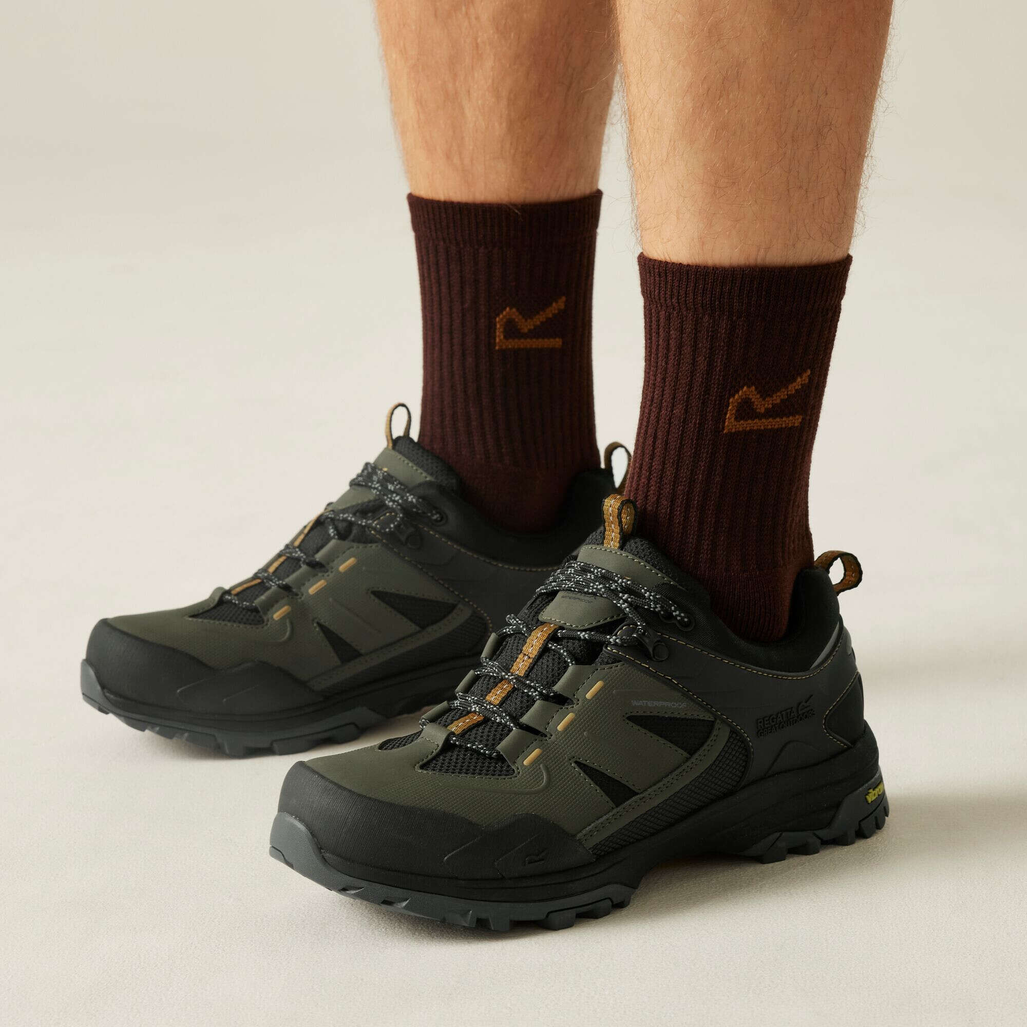 Regatta Herren Regen Wanderhalbschuh mit Vibramsohle