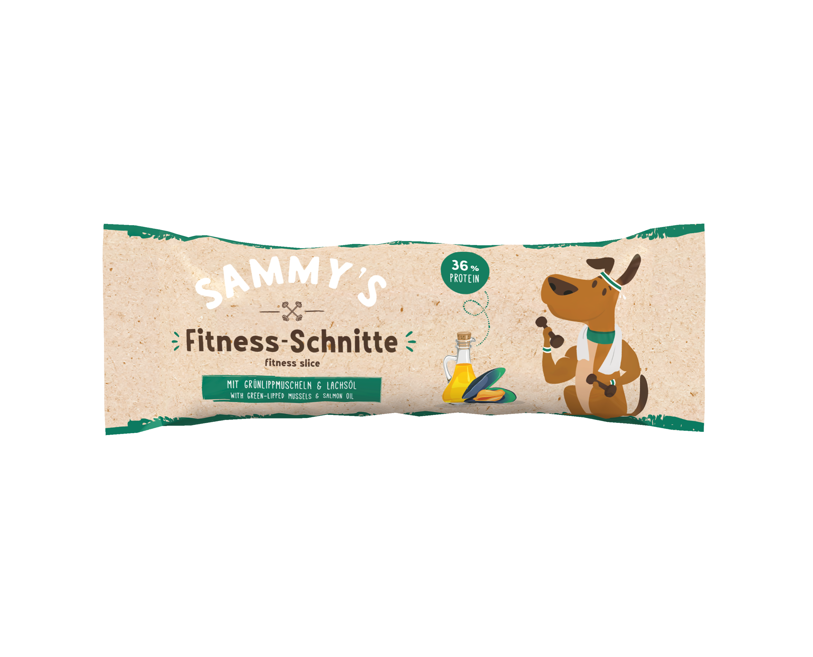 bosch Hundeleckerli SAMMY'S Fitness-Schnitte mit Grünlippmuscheln