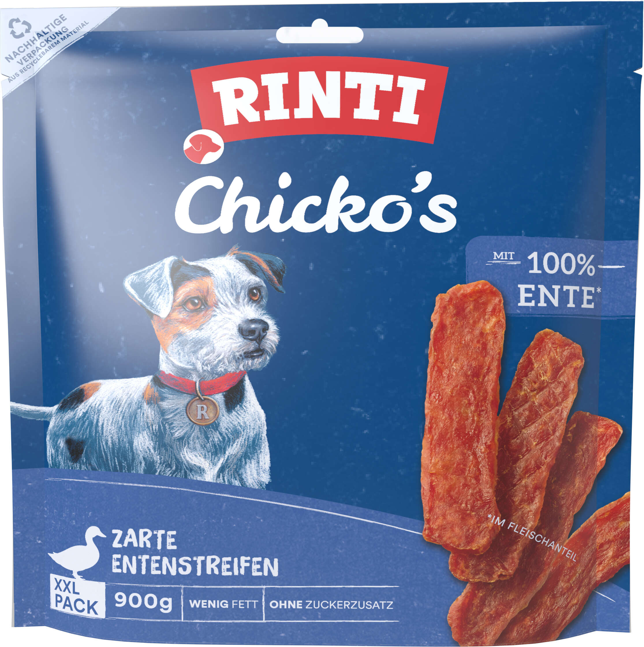 RINTI Hundeleckerli Chicko's Ente XXL