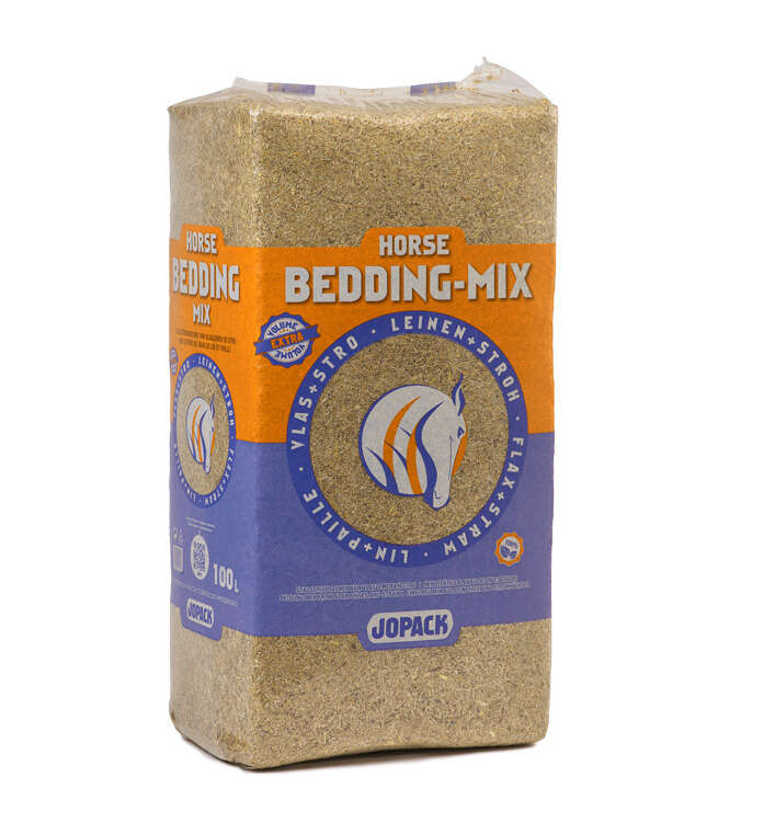 JOPACK Pferdeeinstreu Horse Bedding Mix Leinen- und Weizenstroh