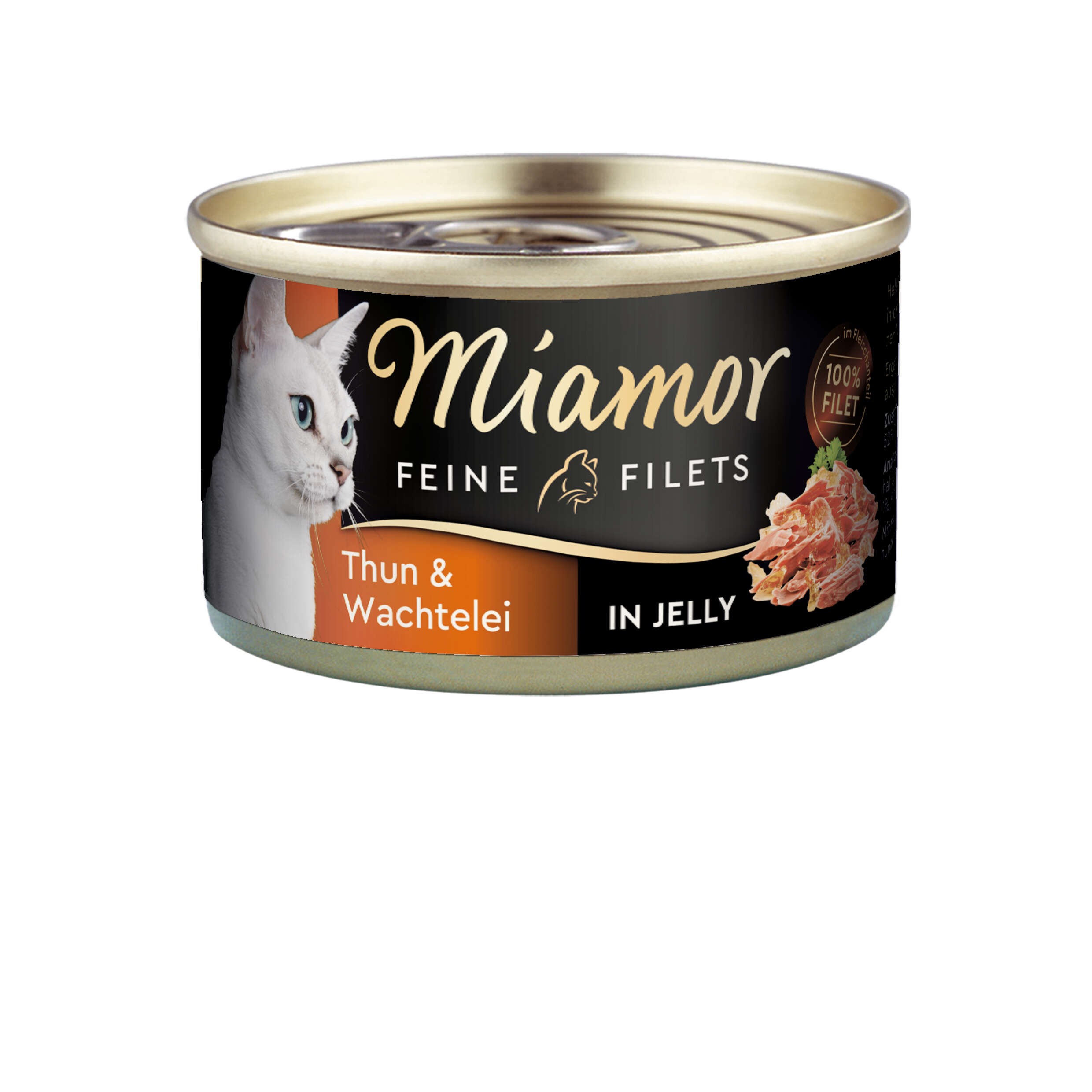 Miamor Katzen-Nassfutter Feine Filets mit Thun & Wachtelei