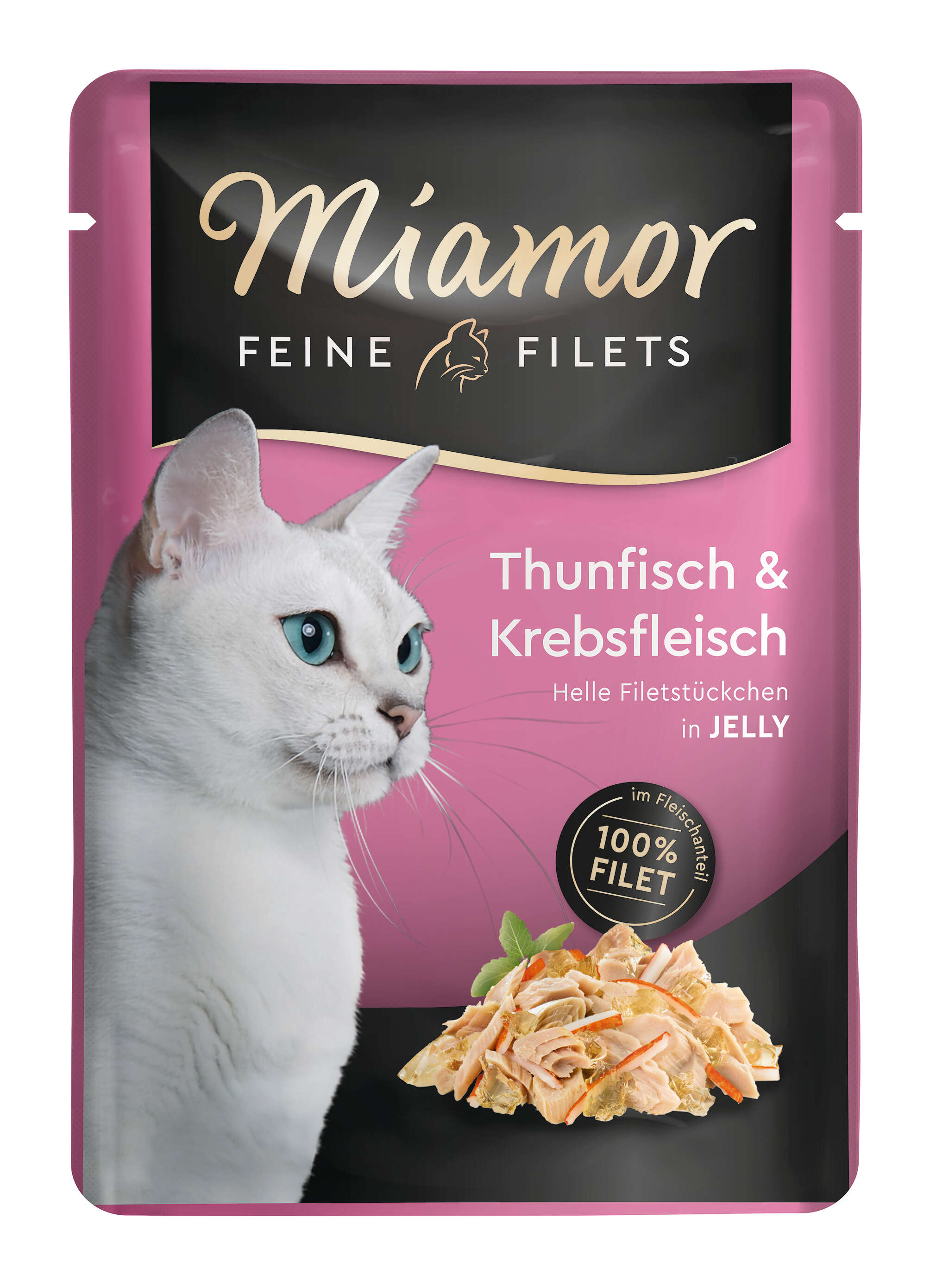 Miamor Katzen-Nassfutter Feine Filets Thunfisch & Krebsfleisch