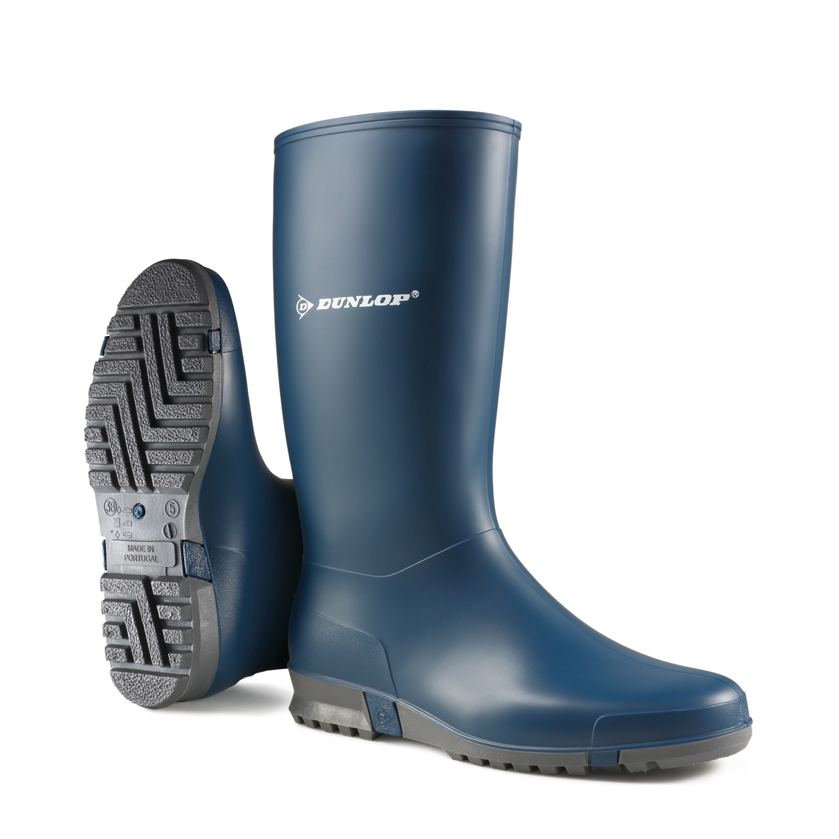 DUNLOP Kinder Gummistiefel Sport blau