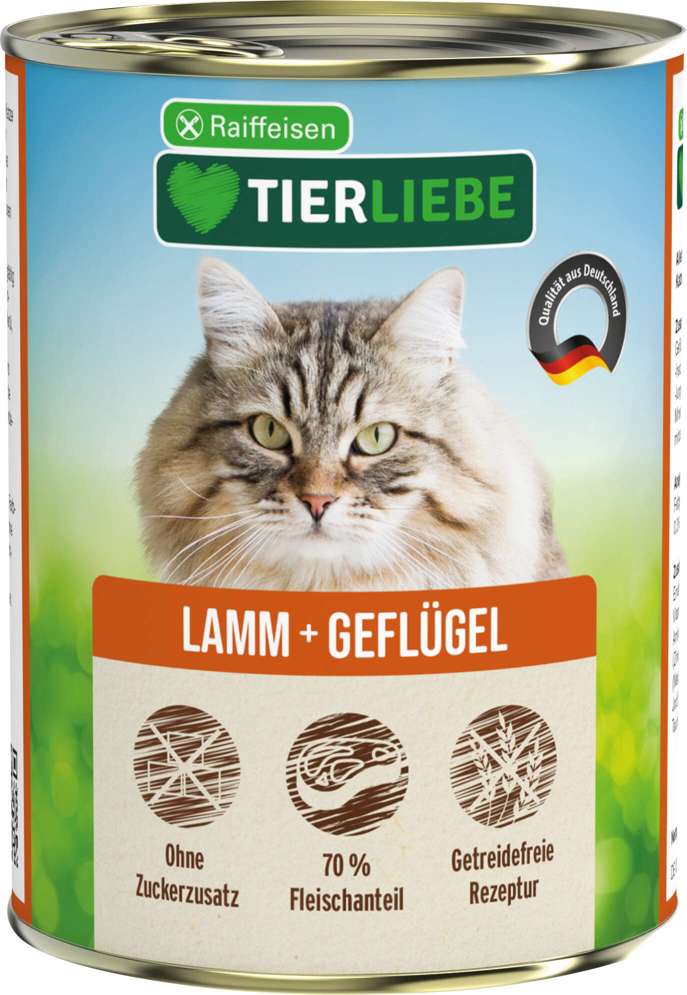 TIERLIEBE Katzen-Nassfutter Lamm und Geflügel