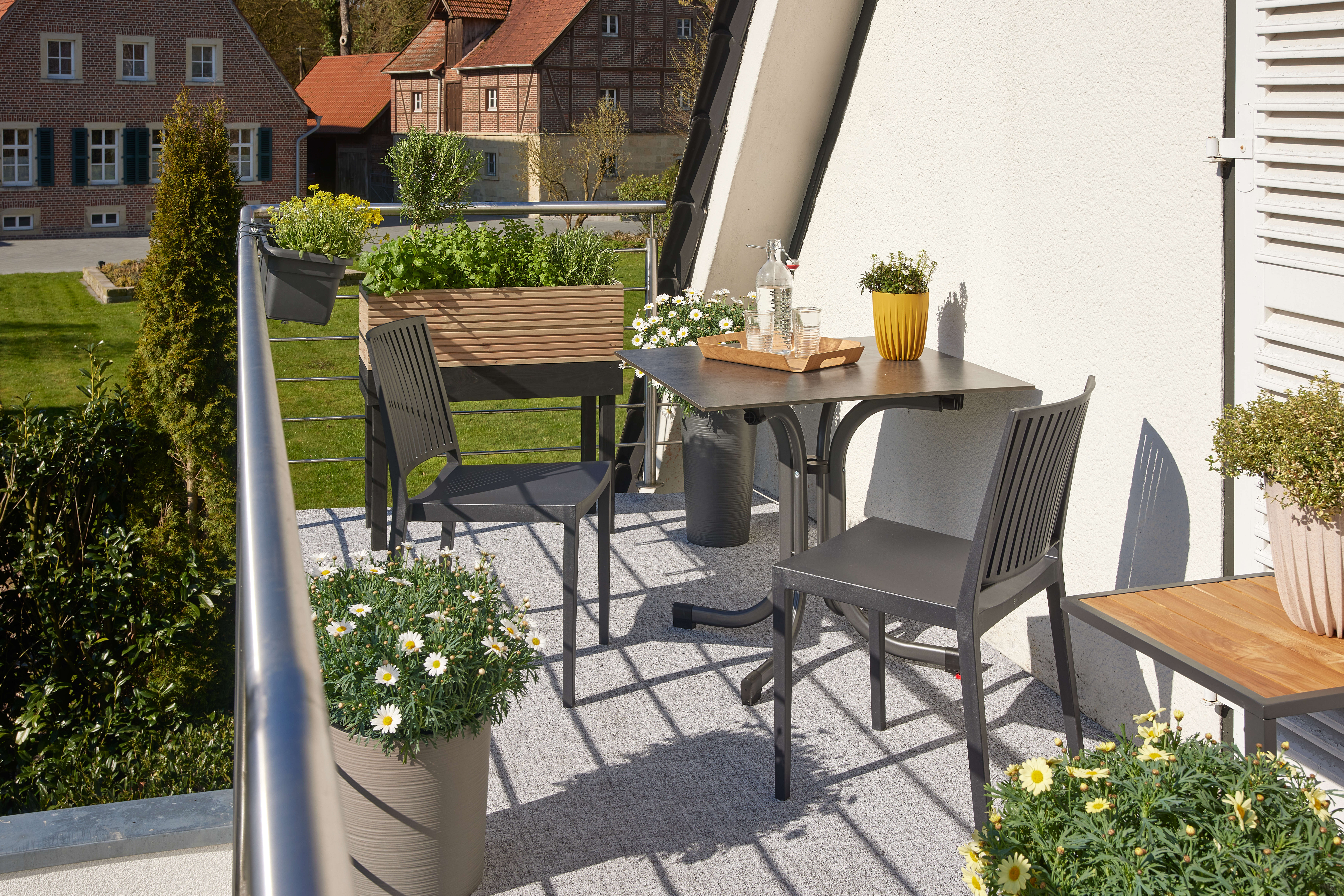 SIENA GARDEN Sola Klapptisch 80x80 cm