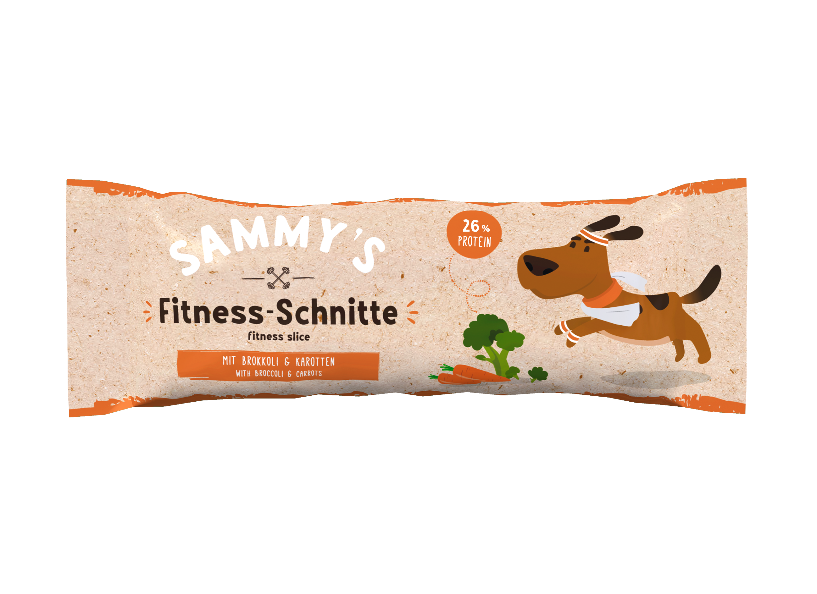 bosch Hundeleckerli SAMMY'S Fitness-Schnitte mit Brokkoli und Karotten