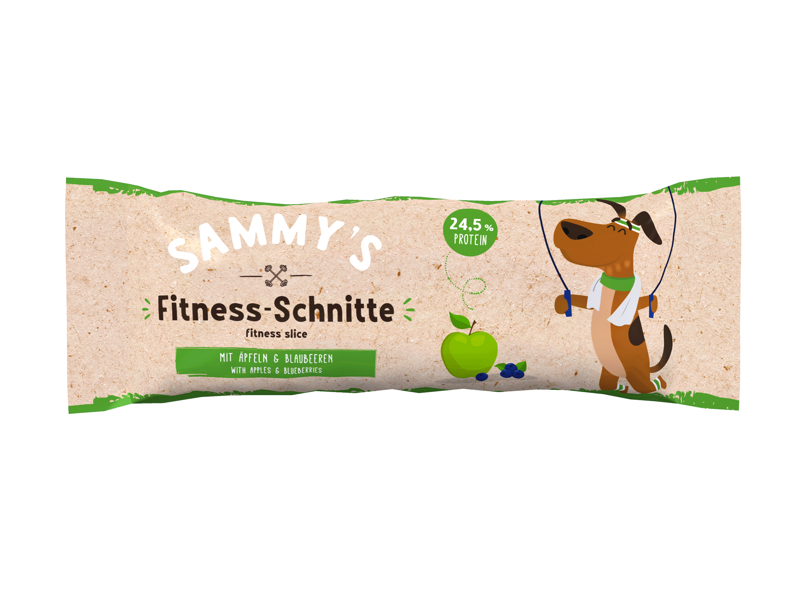 bosch Hundeleckerli SAMMY'S Fitness-Schnitte mit Äpfeln und Blaubeeren getreidefrei