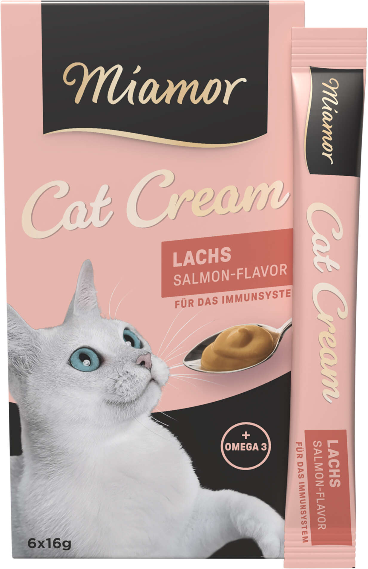 Miamor Katzenleckerli Cat Snack Lachs-Cream