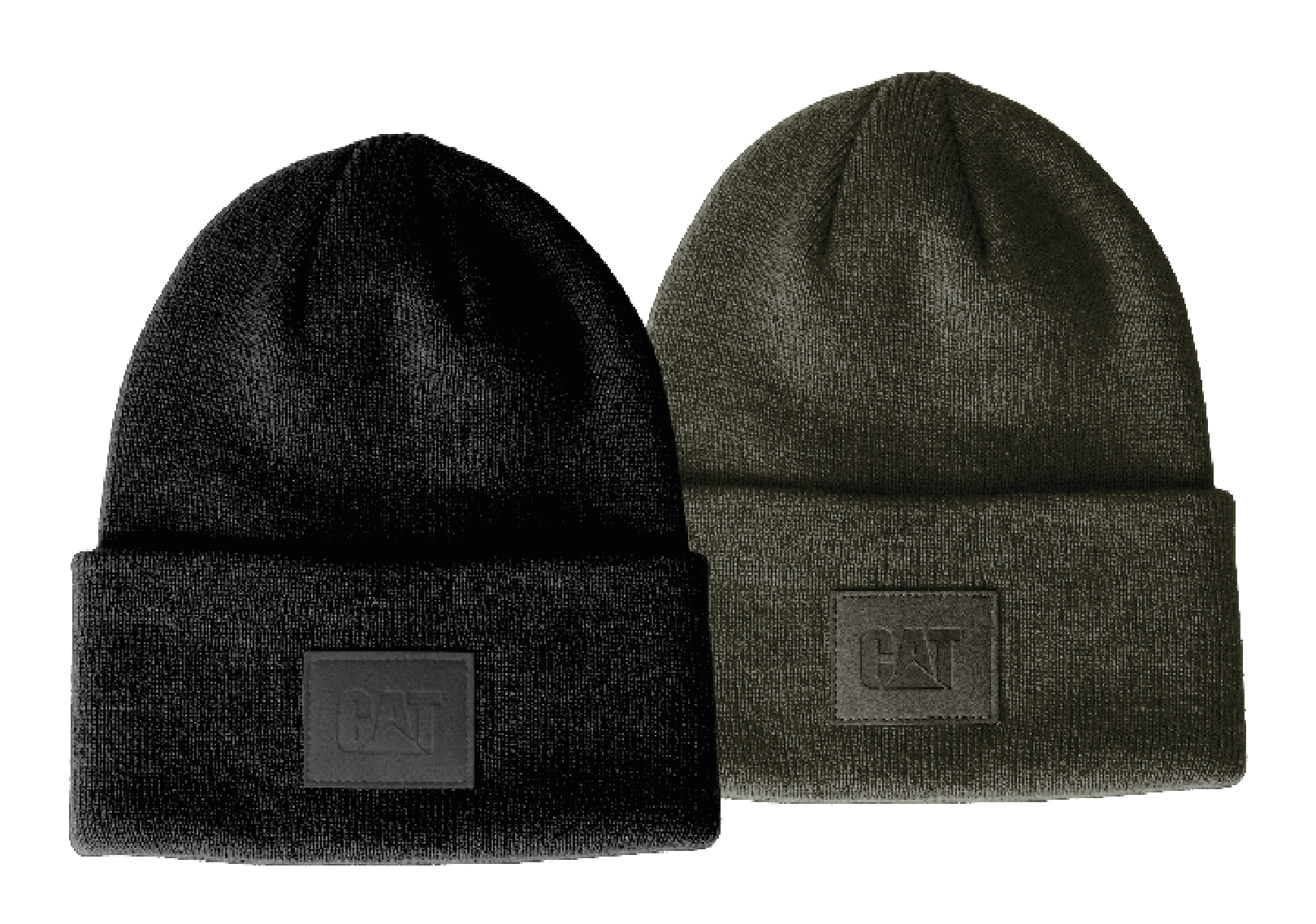CATERPILLAR 2er Pack  Strickmütze Tonal Patch Beanie