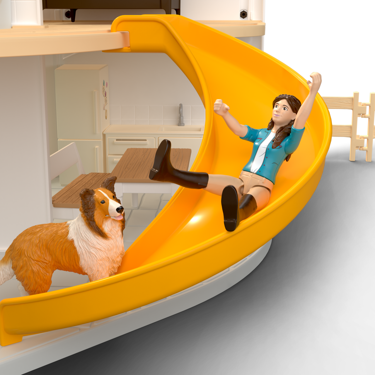 Schleich Horse Club Lakeside Villa & Paddock mit Stall und Pferden