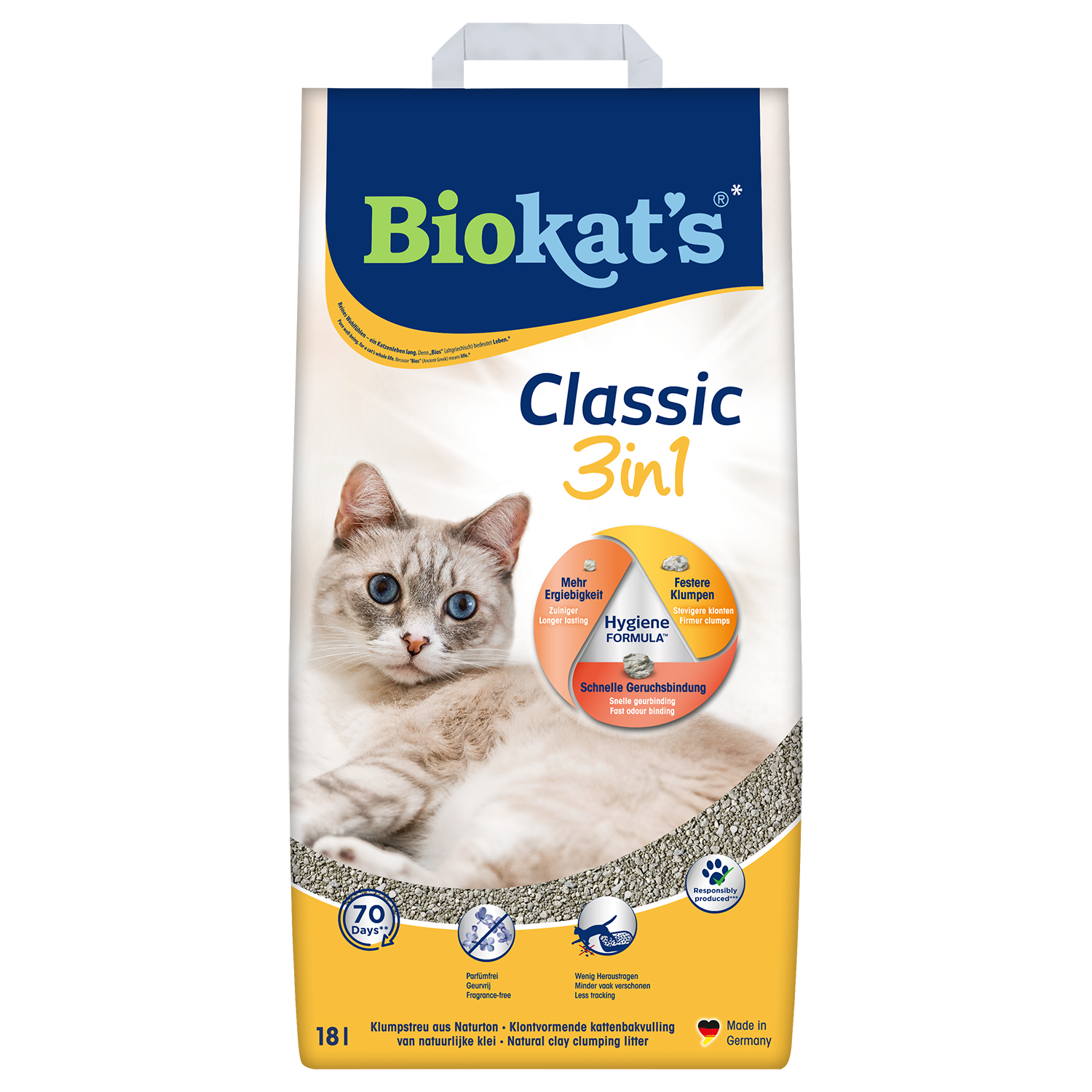 Biokat's Katzenstreu Classic 3in1