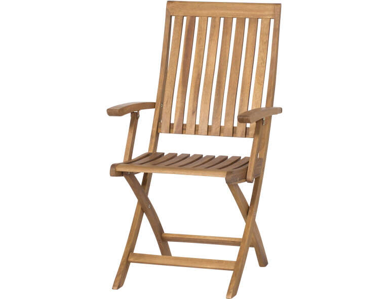 SIENA GARDEN Klappstuhl Paleros mit Armlehne Akazienholz, geölt
