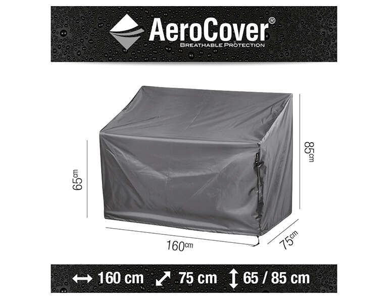 AeroCover Bankhülle 160x75xH65/85 cm