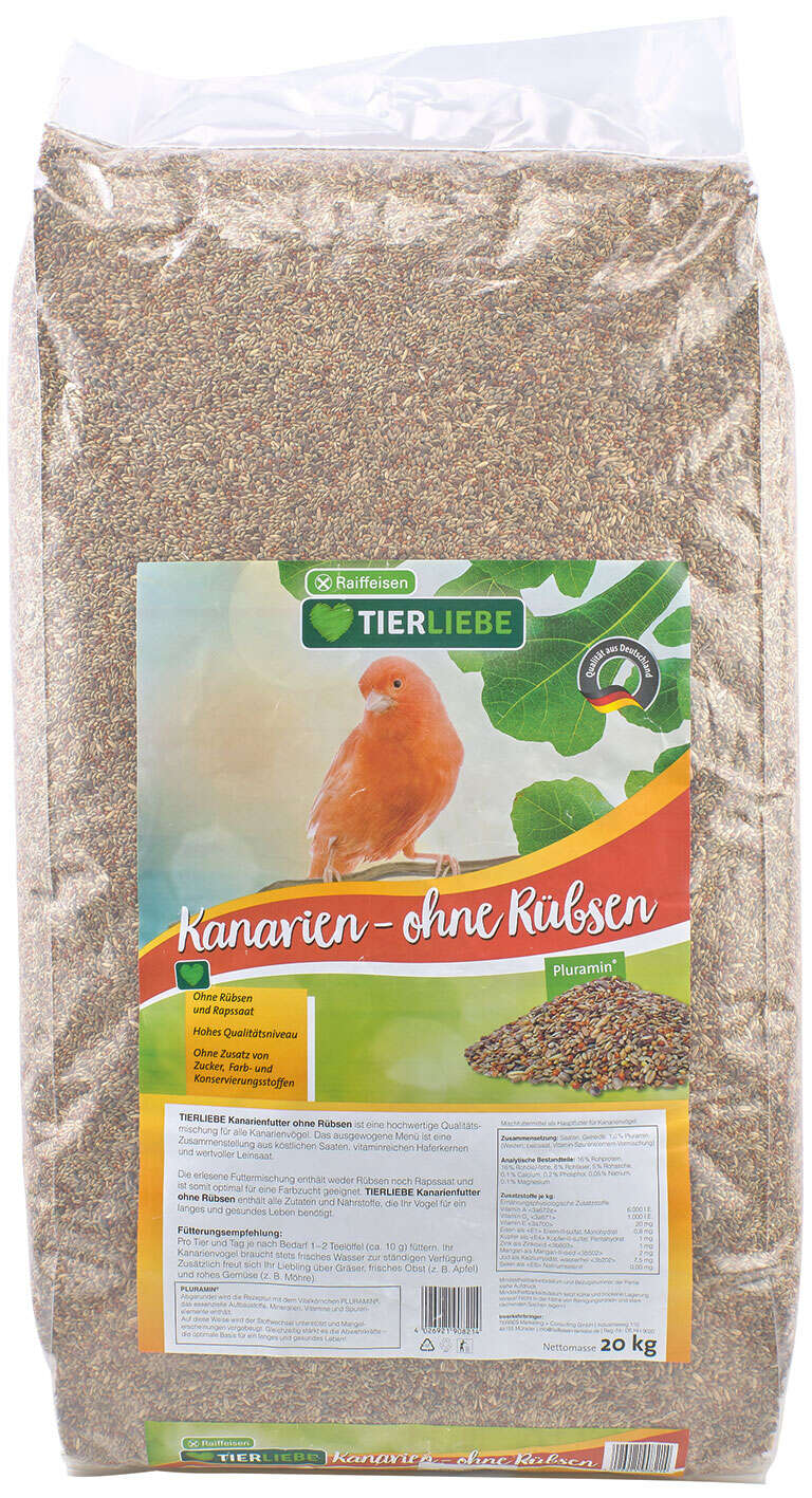 TIERLIEBE Kanarienfutter ohne Rübsen