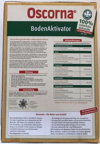 30+ Bodenaktivator Oscorna Anwendung, Der boden ist somit vor