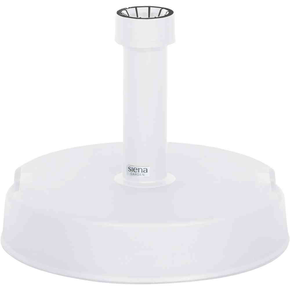 SIENA GARDEN Betonständer 20 kg rund, weiß