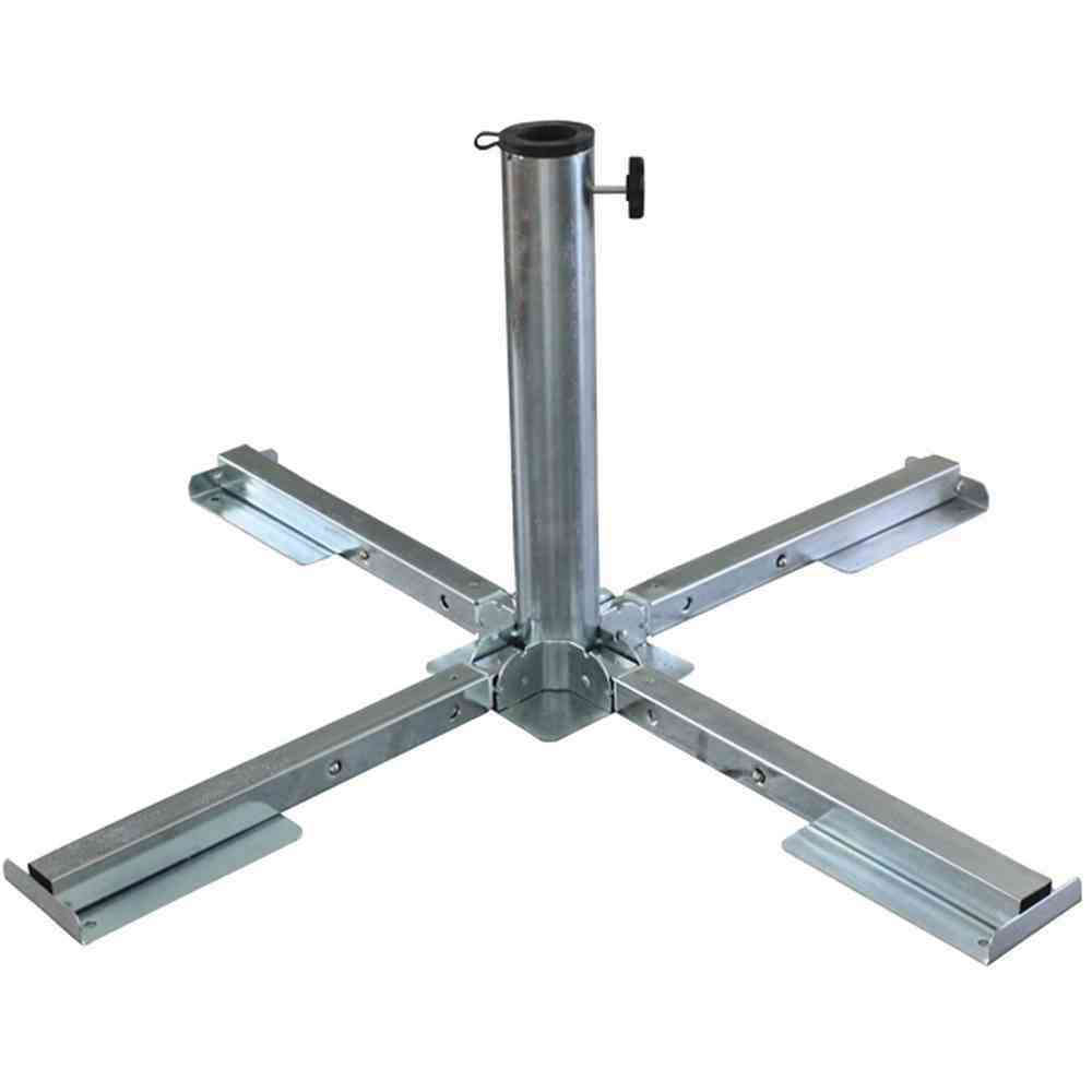 SIENA GARDEN Schirmständer klappbar, silber