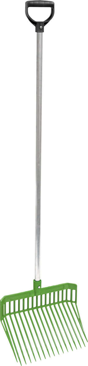 KERBL Premium-Dunggabel mit Aluminiumstiel