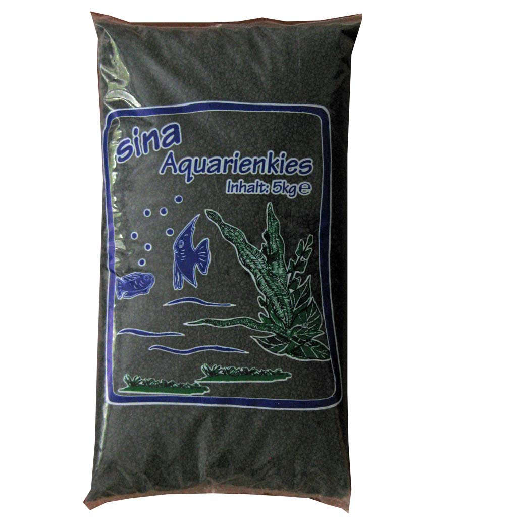 sina Aquarien Farbkies schwarz