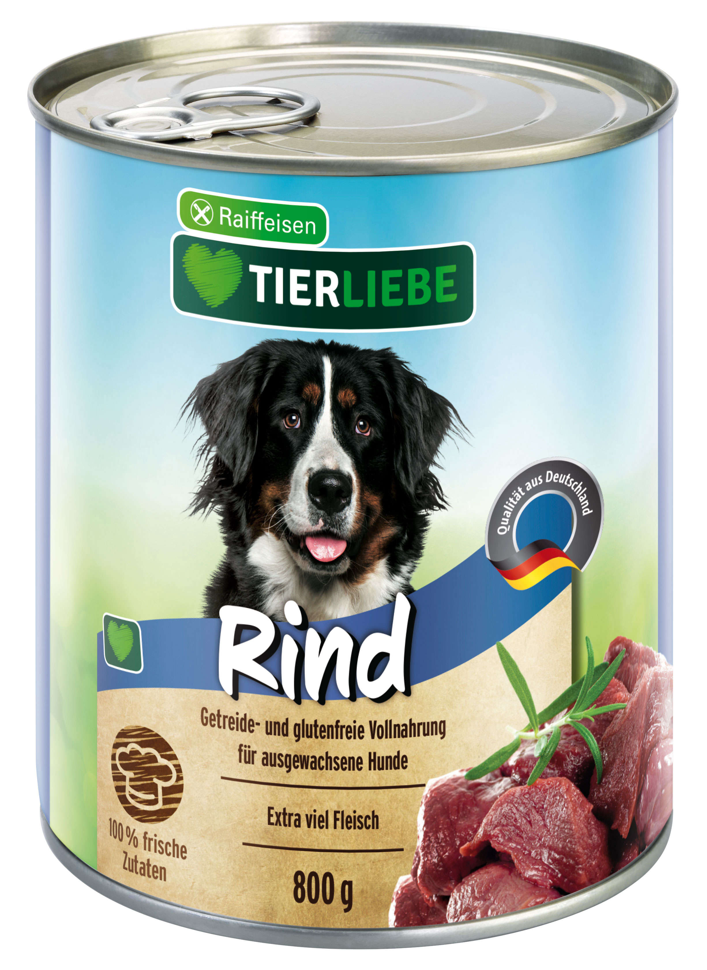 TIERLIEBE Hunde-Nassfutter Rind