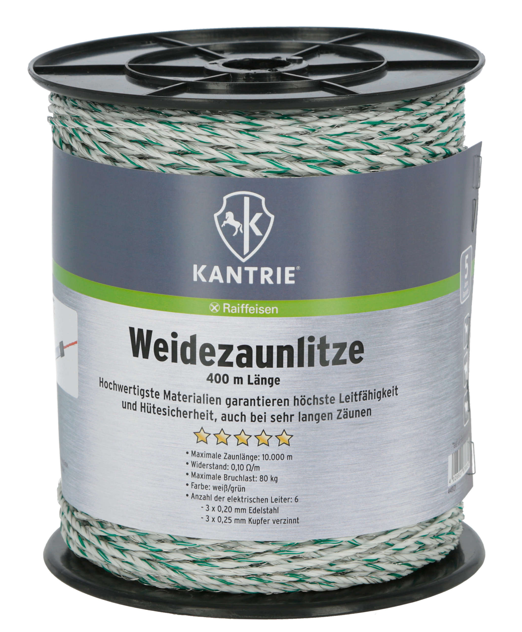 KANTRIE Weidezaunlitze für lange Zaunanlagen