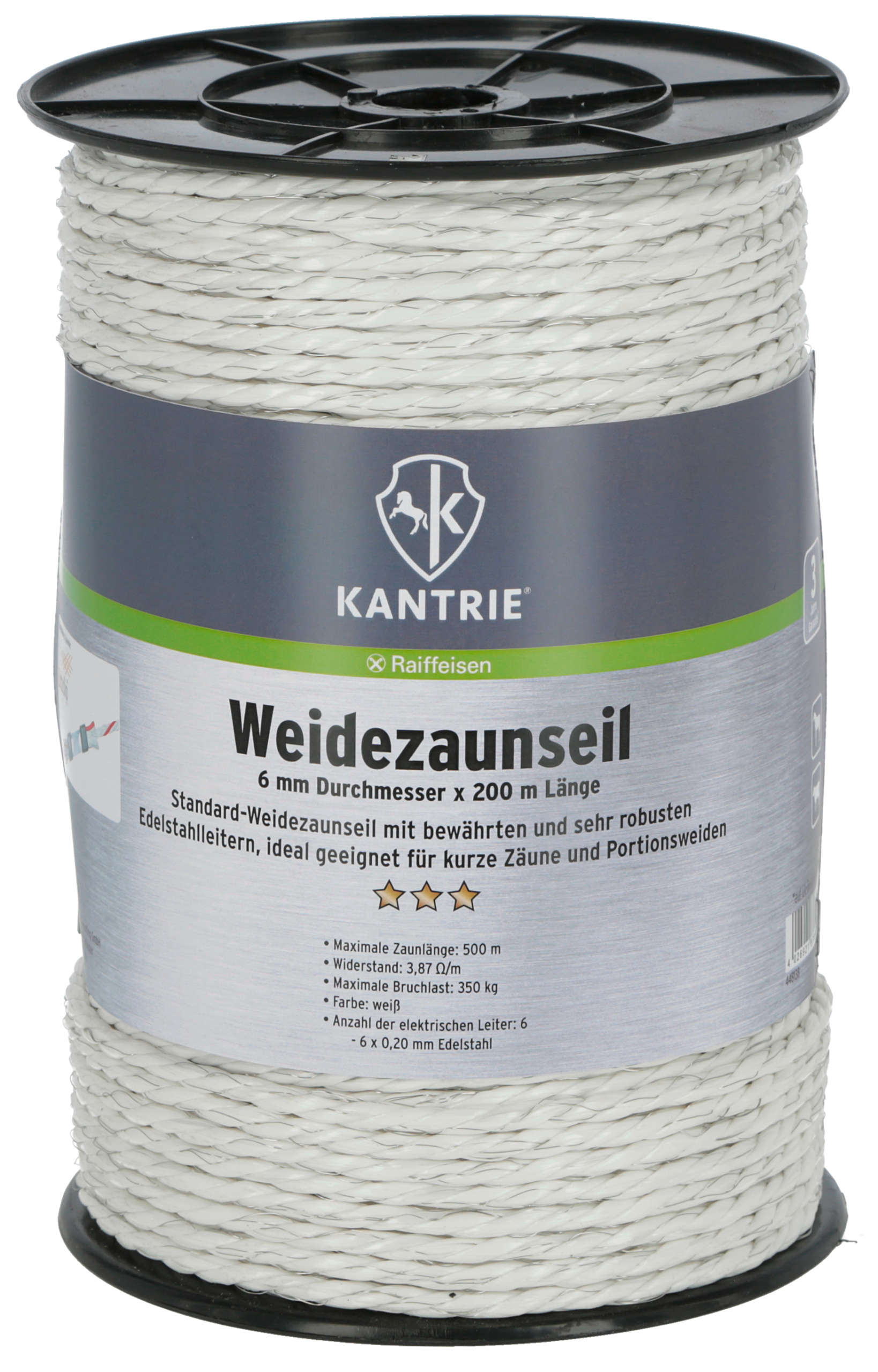 KANTRIE Weidezaunseil für kurze Zaunanlagen 200 m