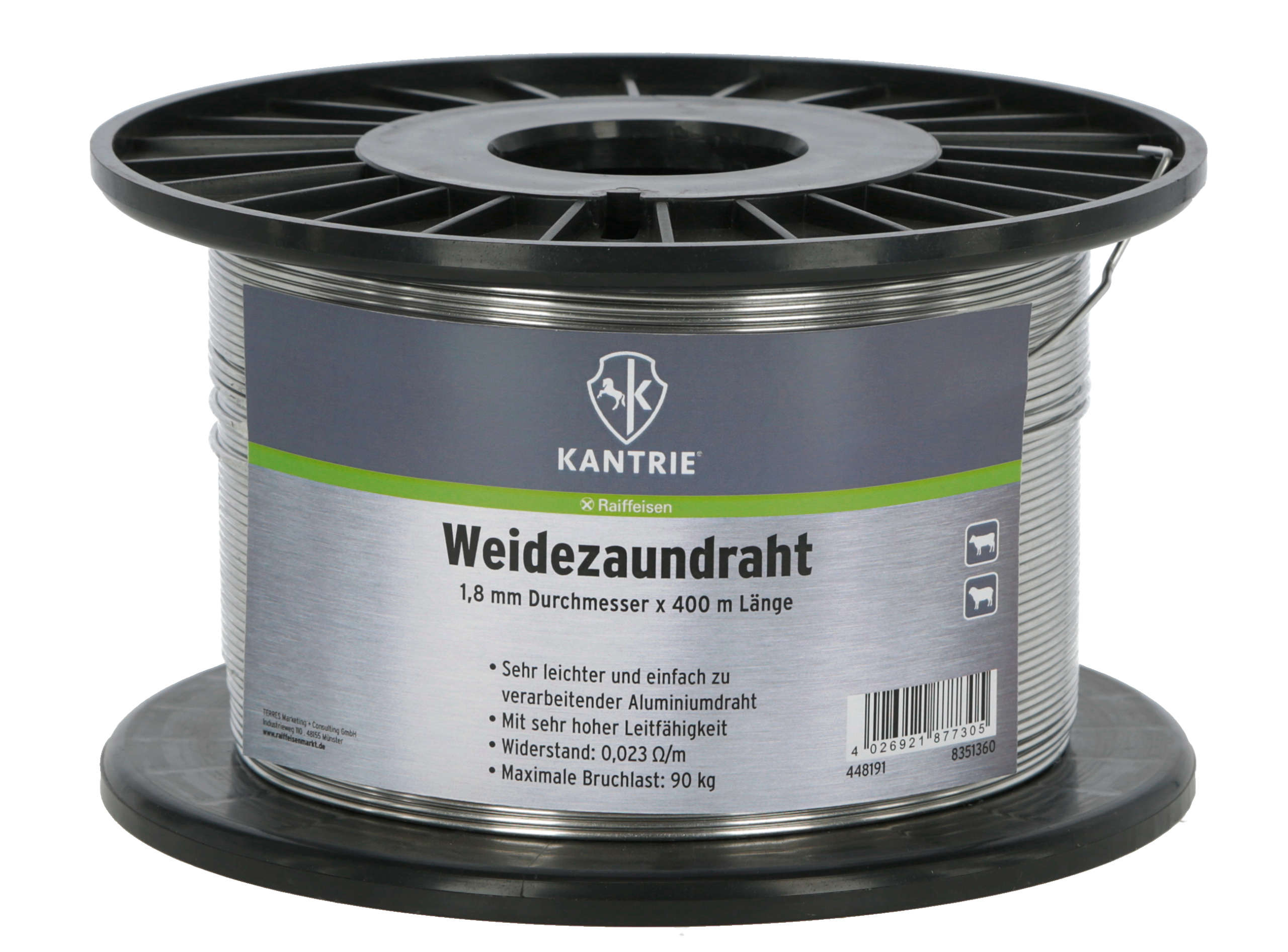 KANTRIE Weidezaundraht 1,8 mm