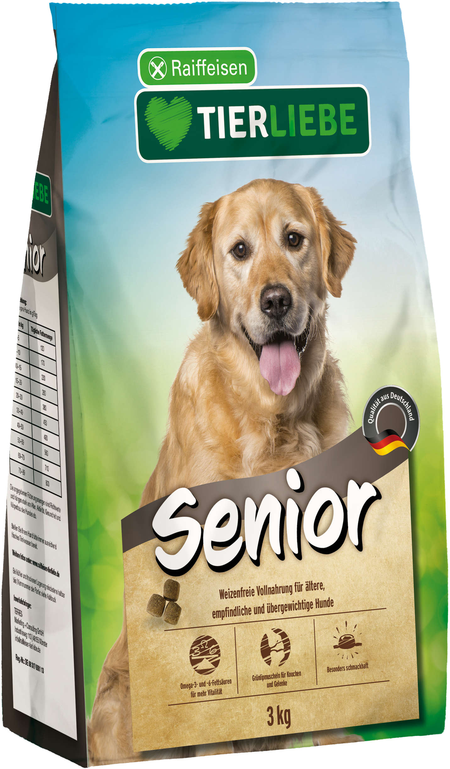 TIERLIEBE Hunde-Trockenfutter Senior