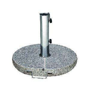SIENA GARDEN Granitschirmständer rund 40 kg granitgrau