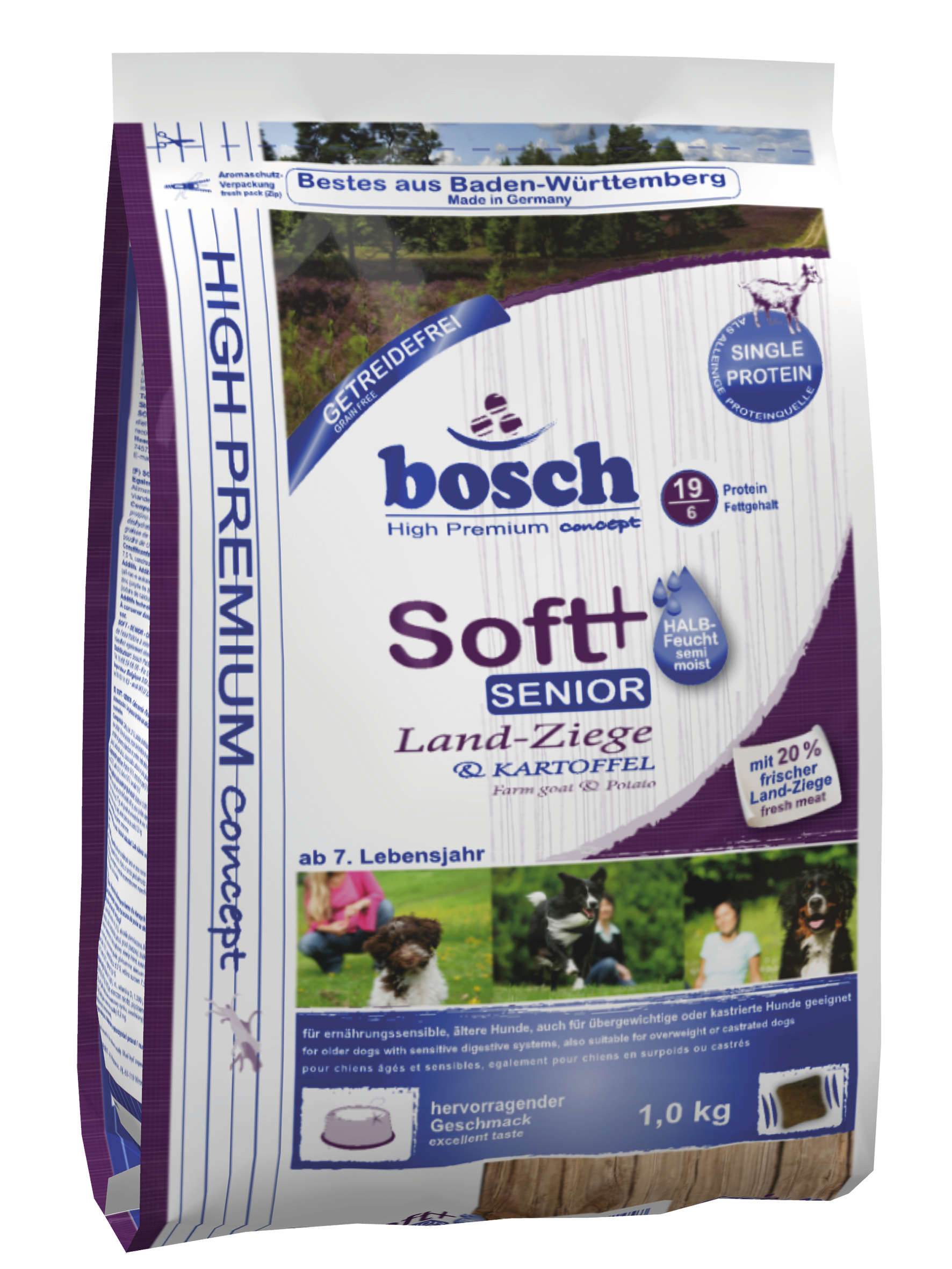 bosch Hunde-Trockenfutter HPC Soft Senior Ziege+Kartoffel