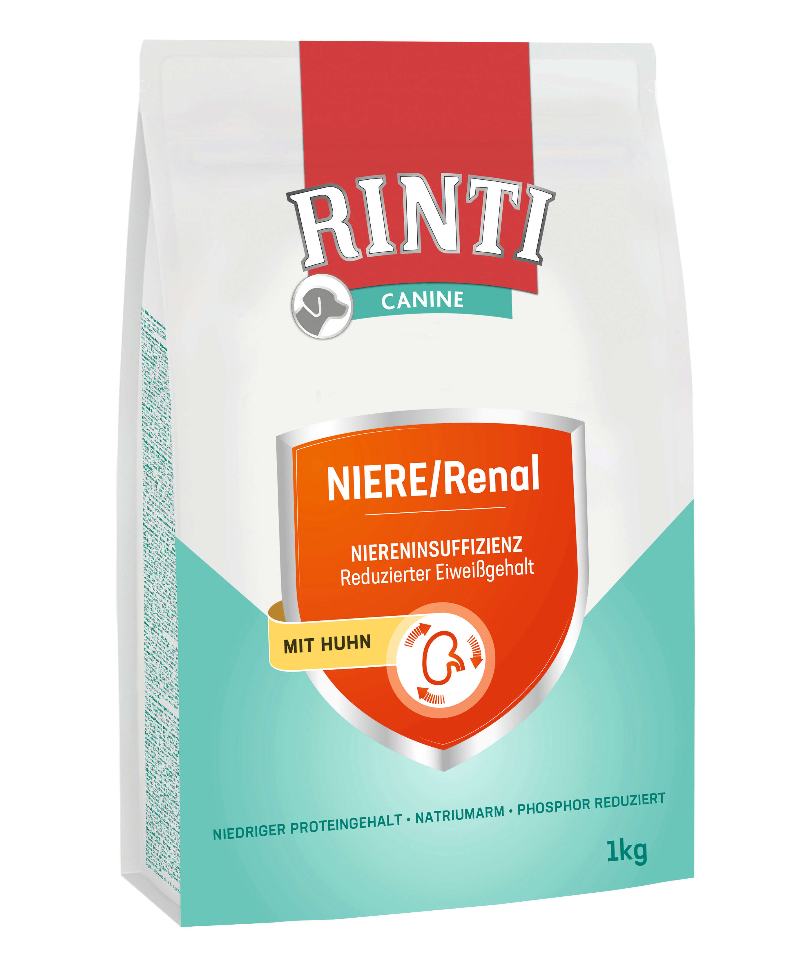 RINTI Hunde-Trockenfutter Canine Niere/Renal Huhn