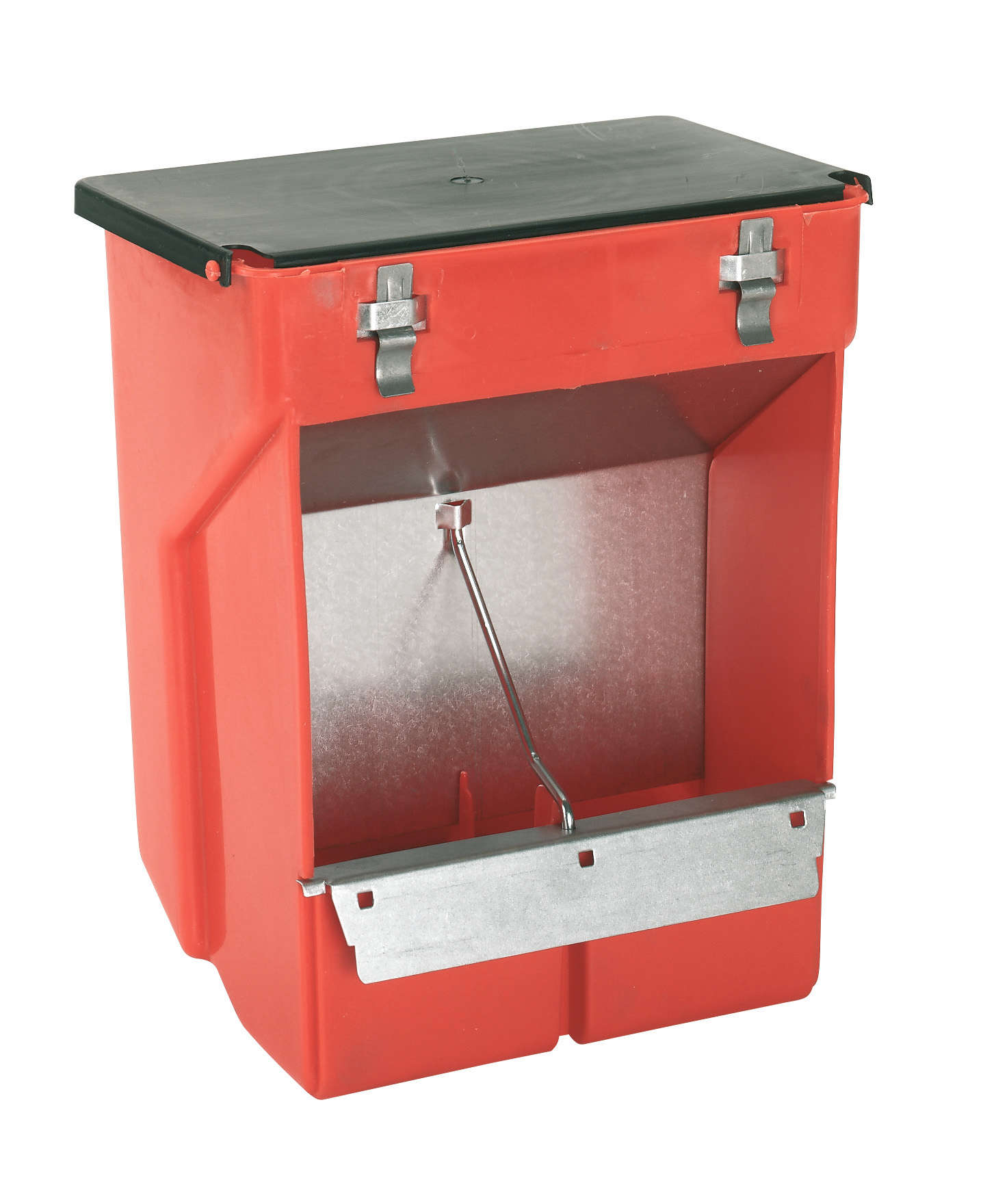Futterautomat für Kaninchen rot
